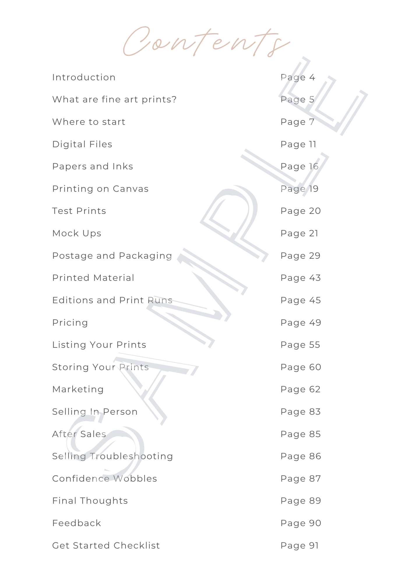 Fine Art Print Guide