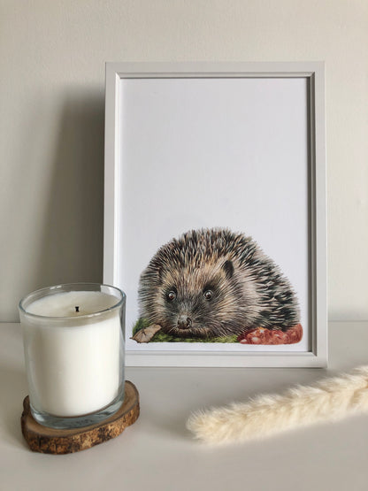 country style hedgehog print