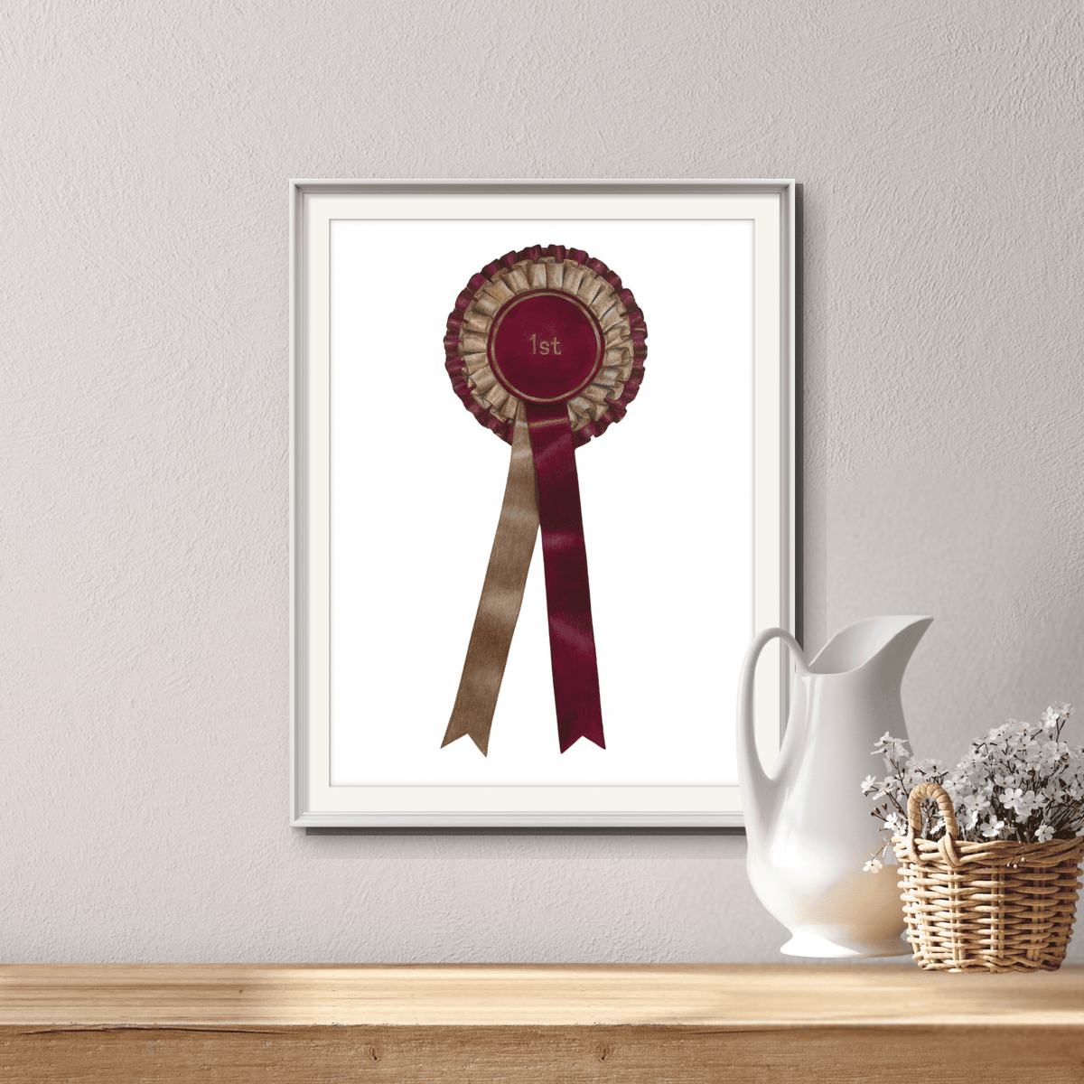 Rosette artwork realistic