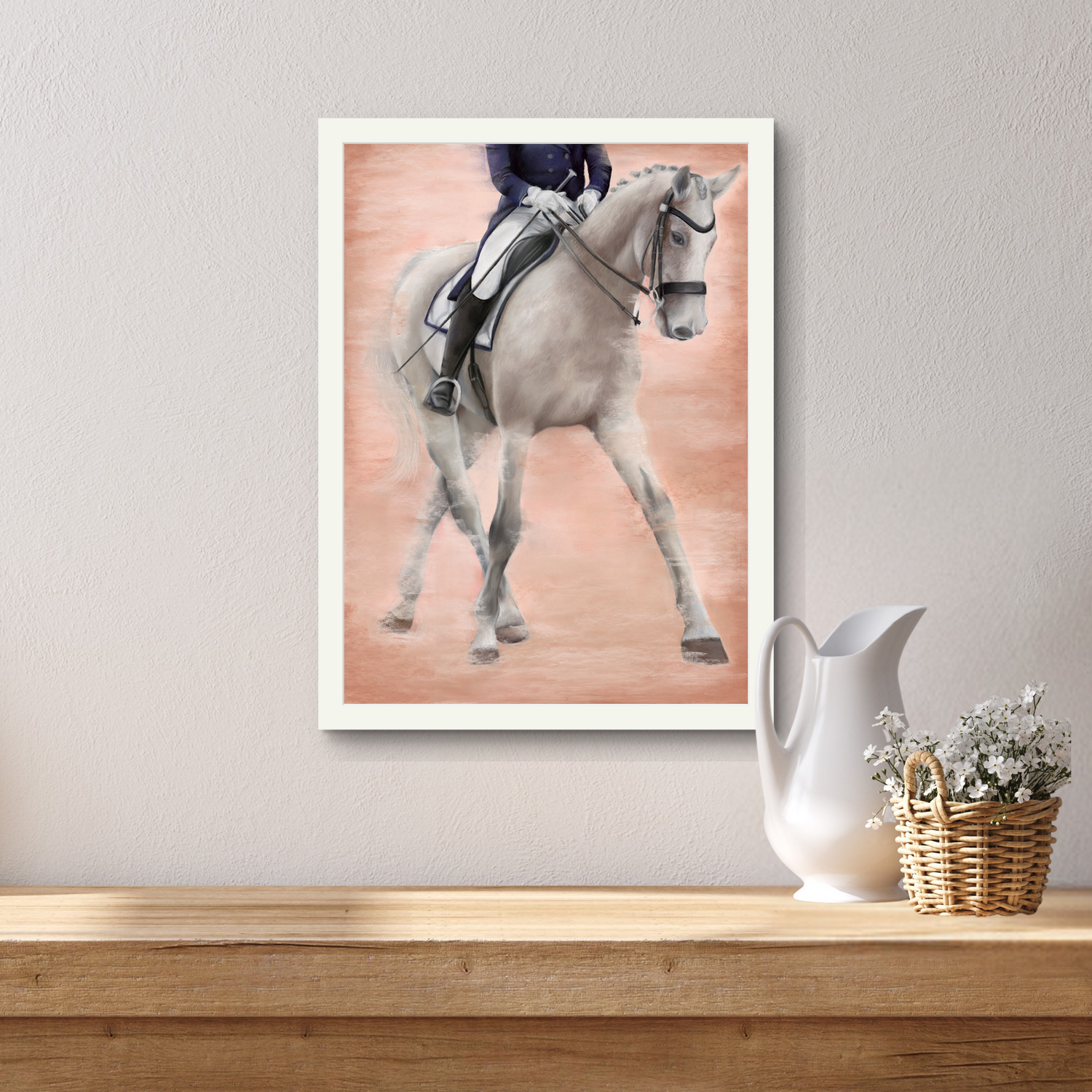 'Ballet' Dressage Horse Fine Art Print
