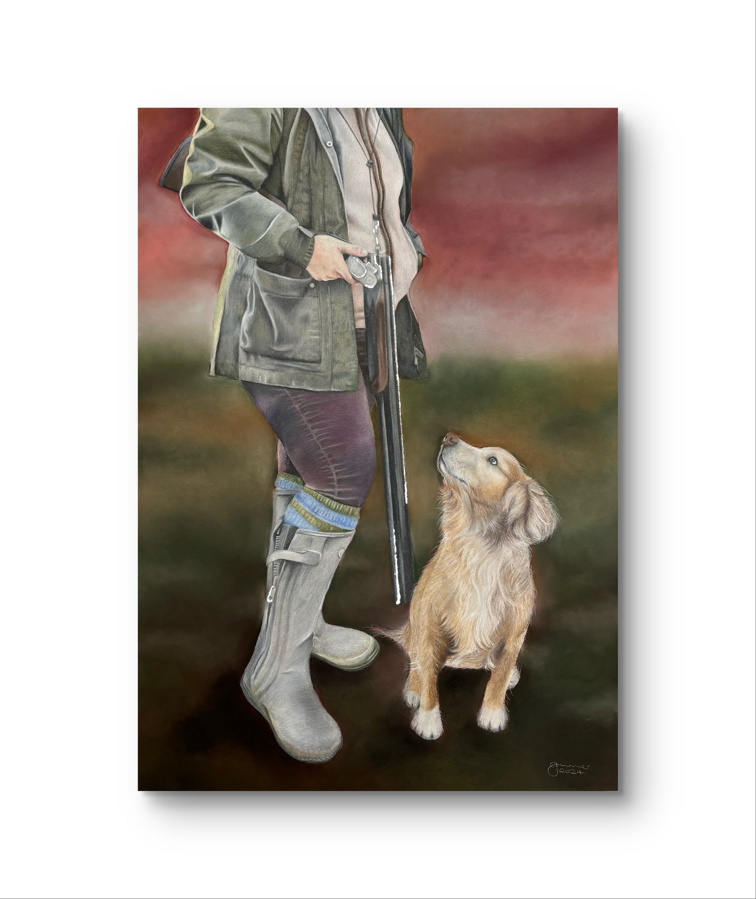 'Loyal Companion' Field Sport Original Artwork