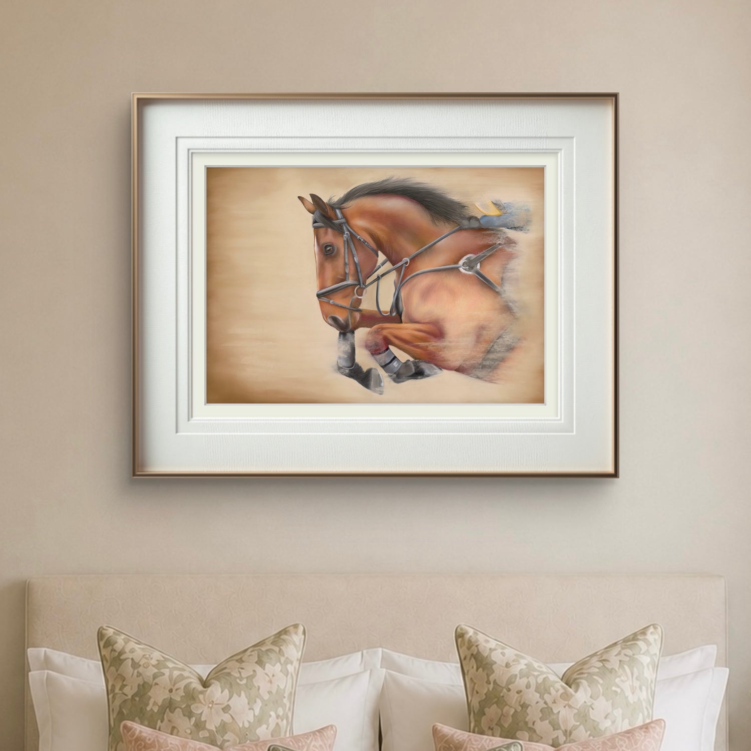 Flying Forward - Original Pastel Painting By Georgie Turner