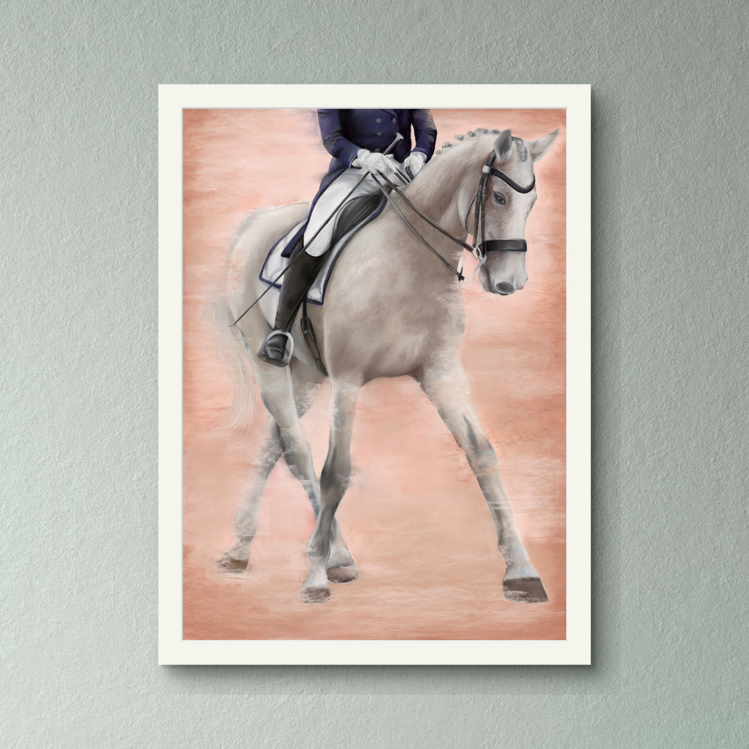 'Ballet' Dressage Horse Fine Art Print