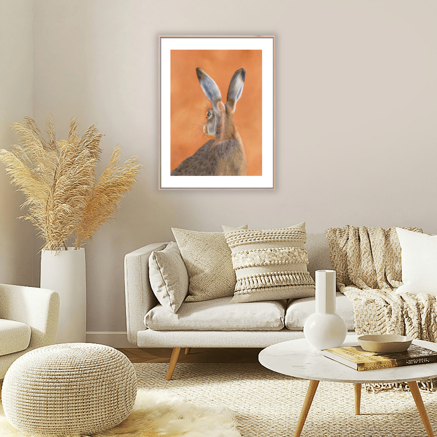 Wild Hare 'Dawn' Limited Edition Print