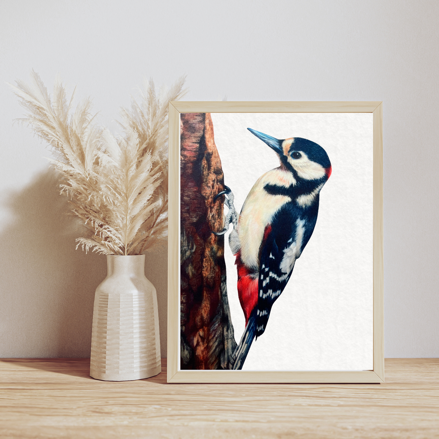 Woodpecker Fine Art Print on Paper