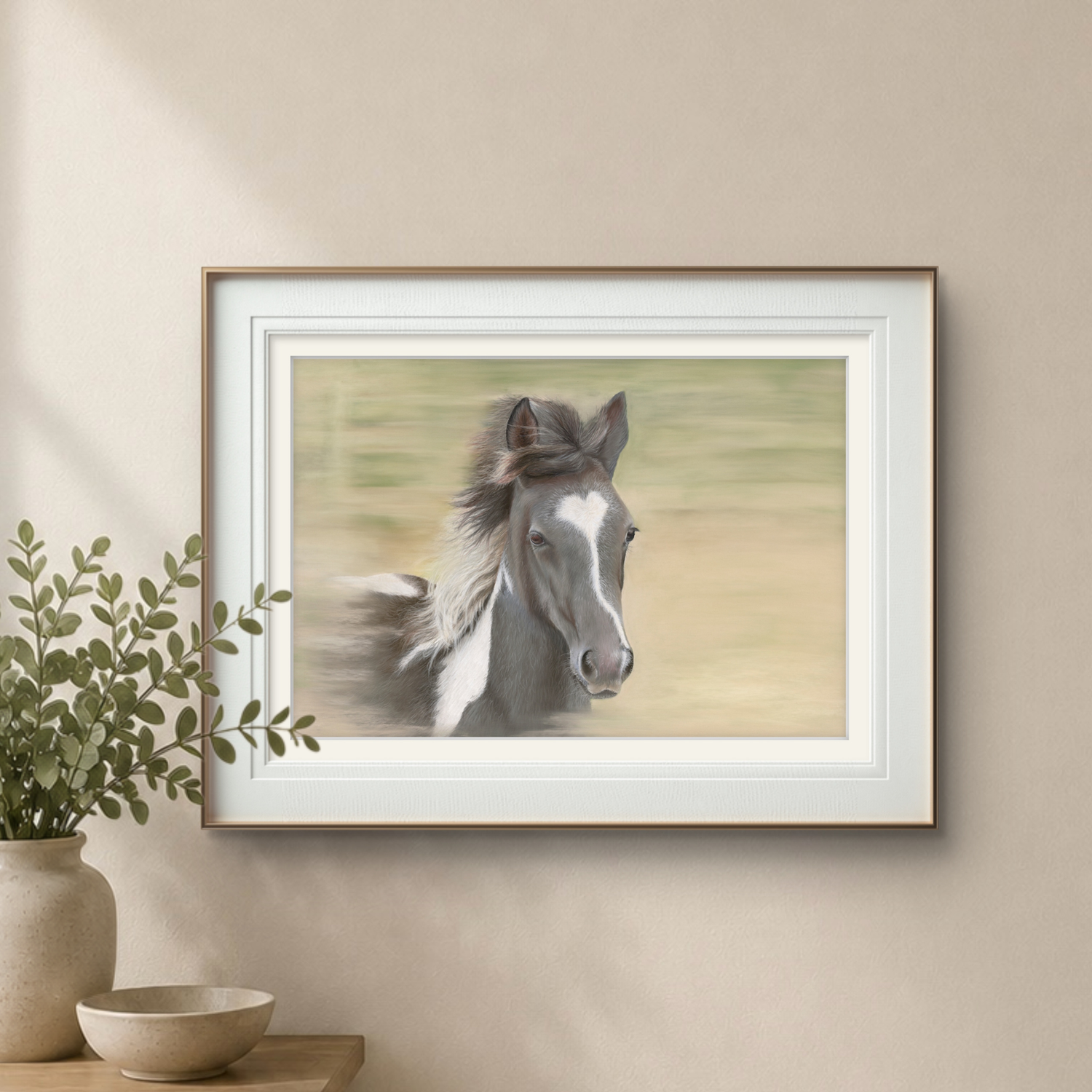 Flying Free - Original Pastel Painting By Georgie Turner