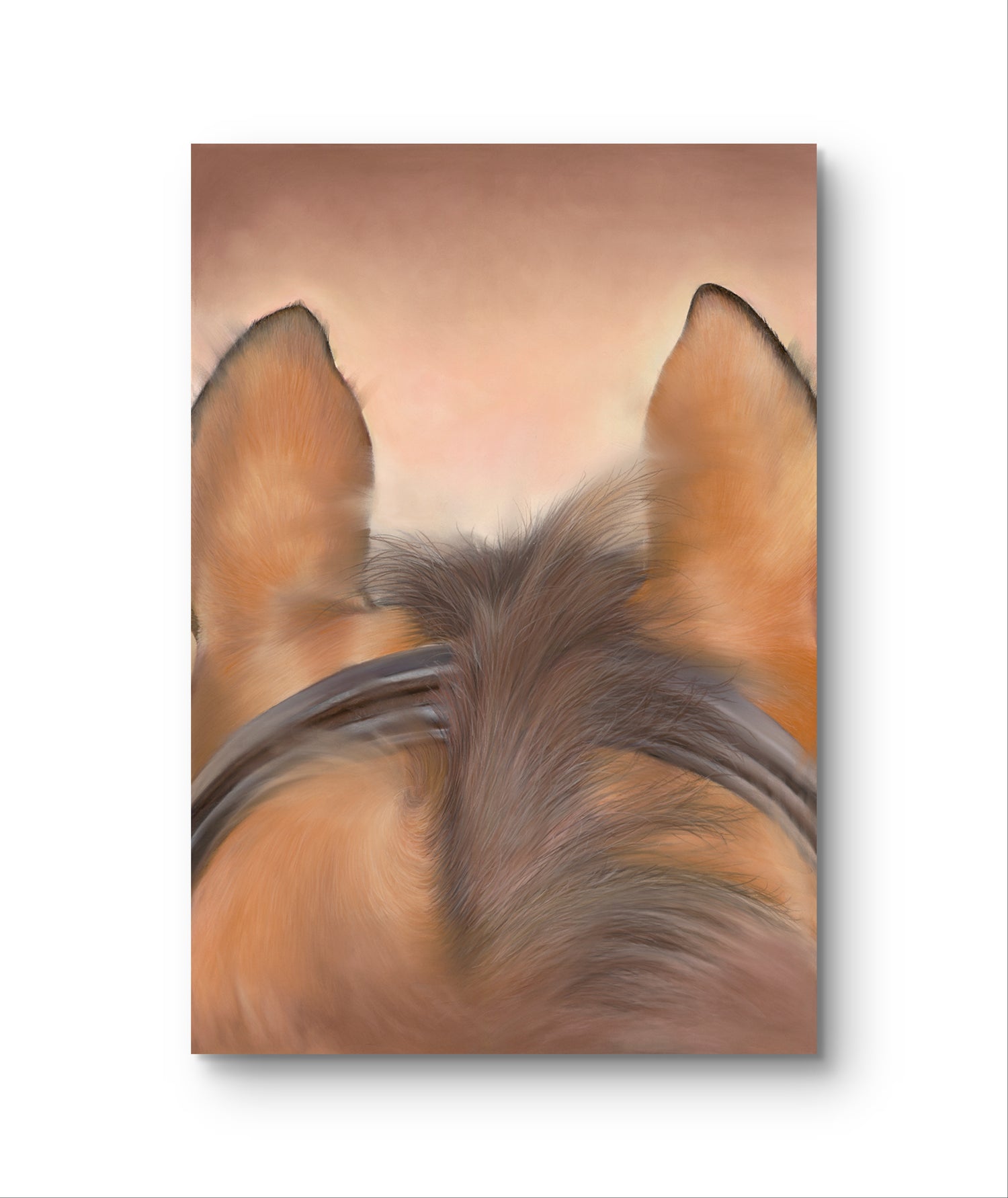 'Through The Ears' Equestrian Fine Art Print