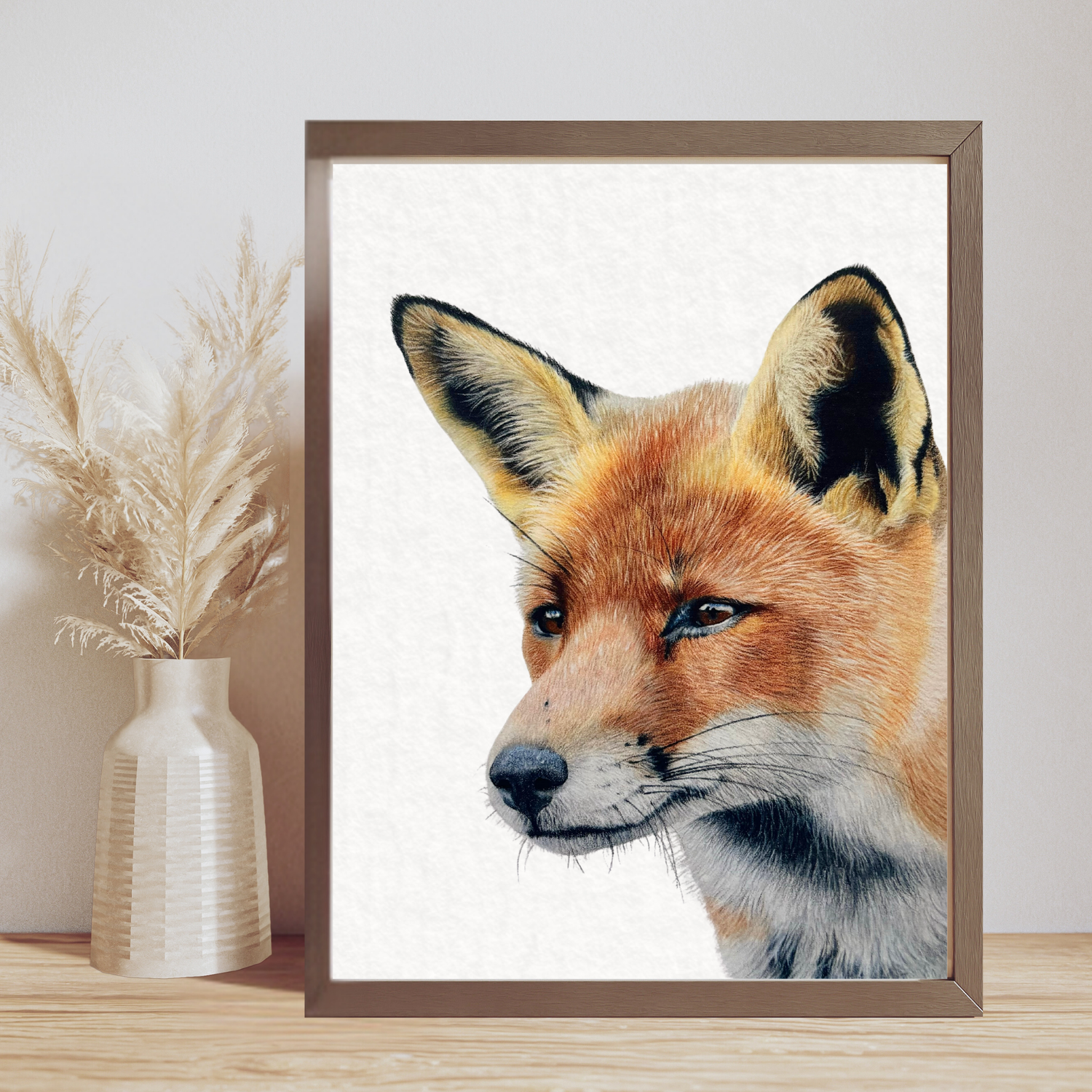 'Nighttime Hunter' Fox Fine Art Print on Paper