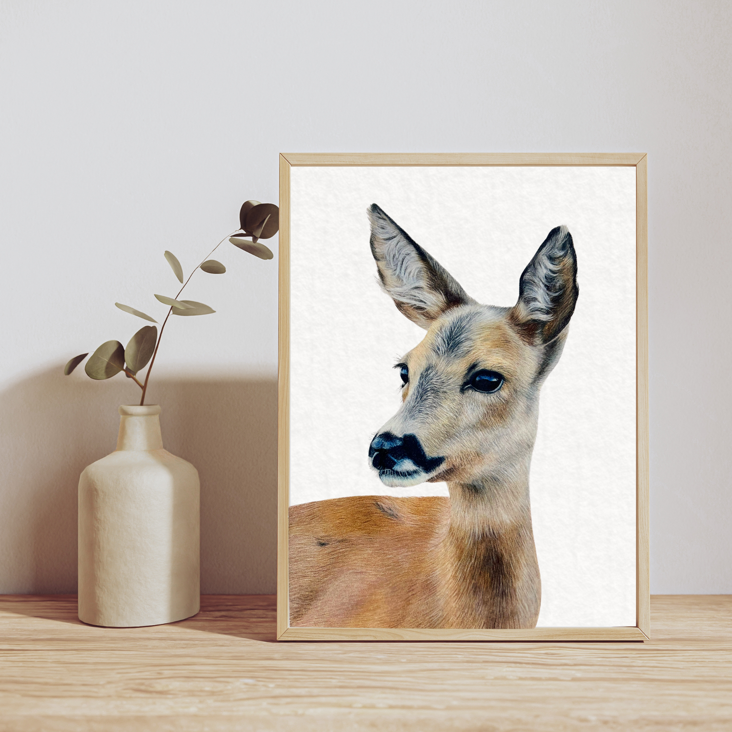 Deer Fine Art Print on Paper