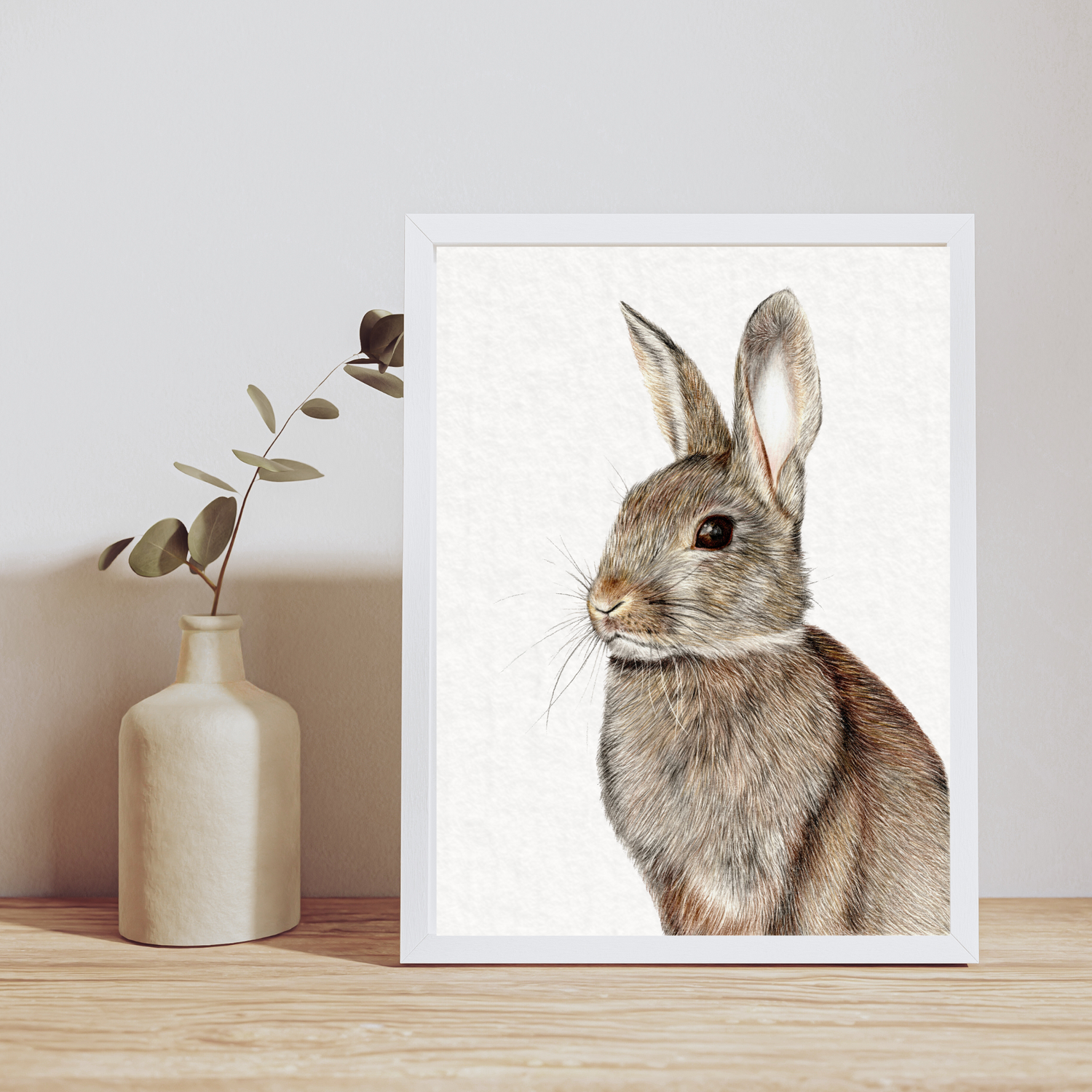 Rabbit Fine Art Print on Paper