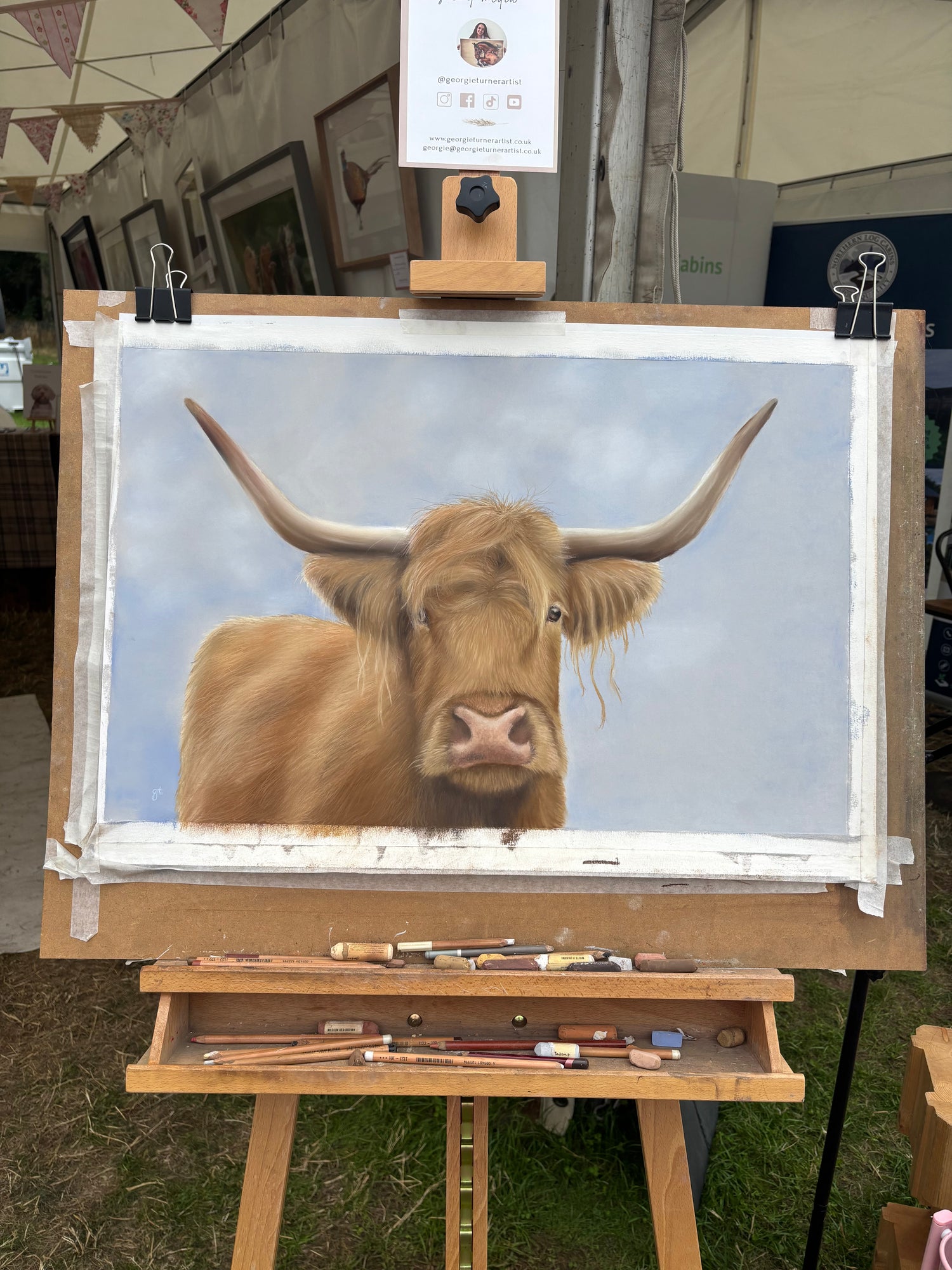Highland Cow Art - ‘Ragley’