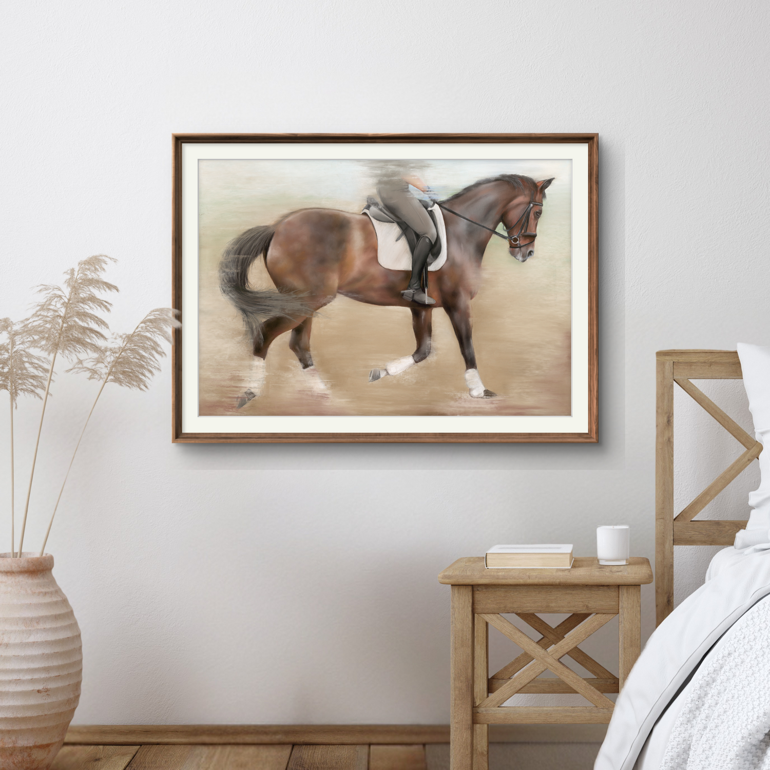 'The Art Of Training' Original Pastel Artwork