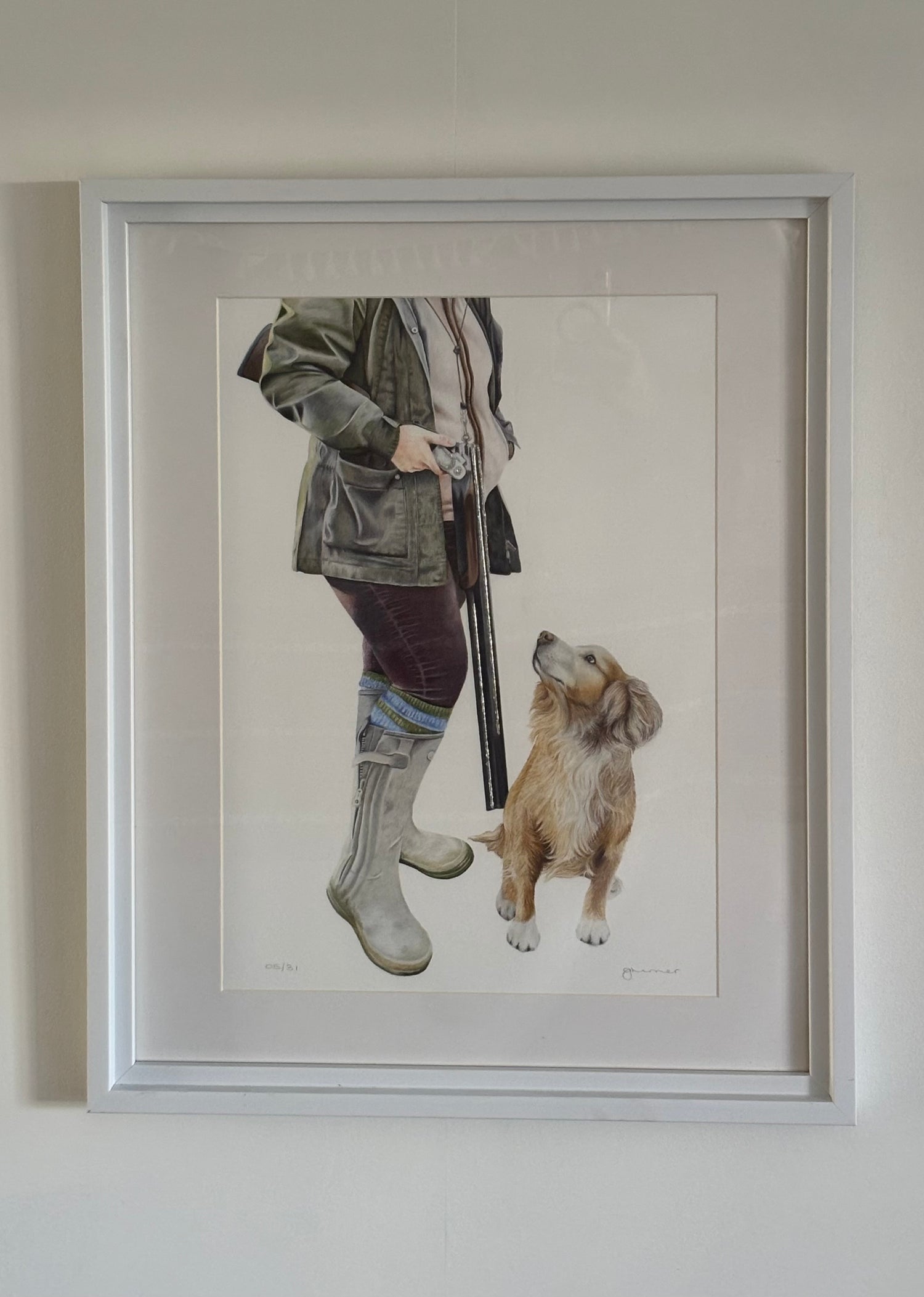 Loyal Companion Embellished Print