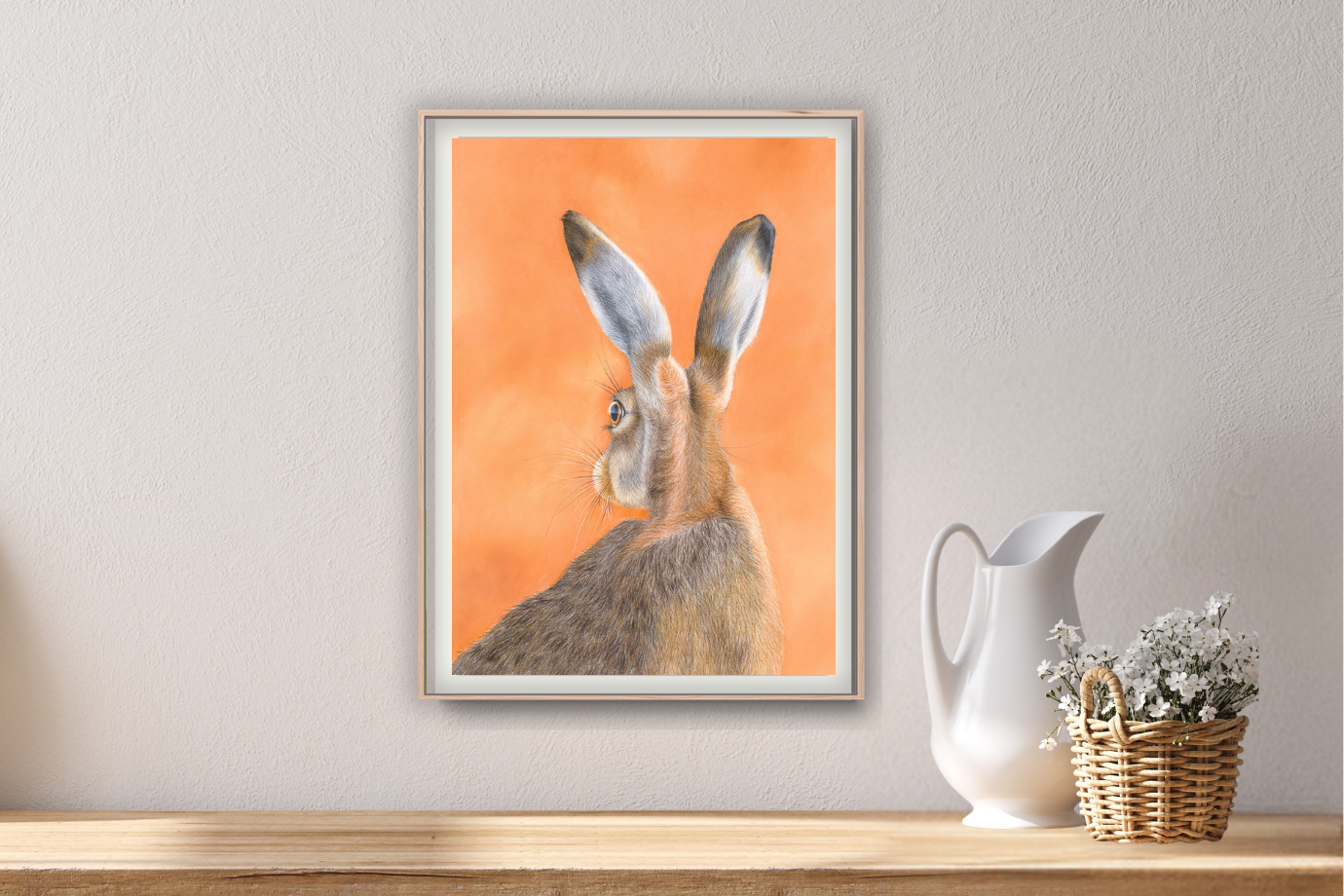 Wild Hare Fine Art Print