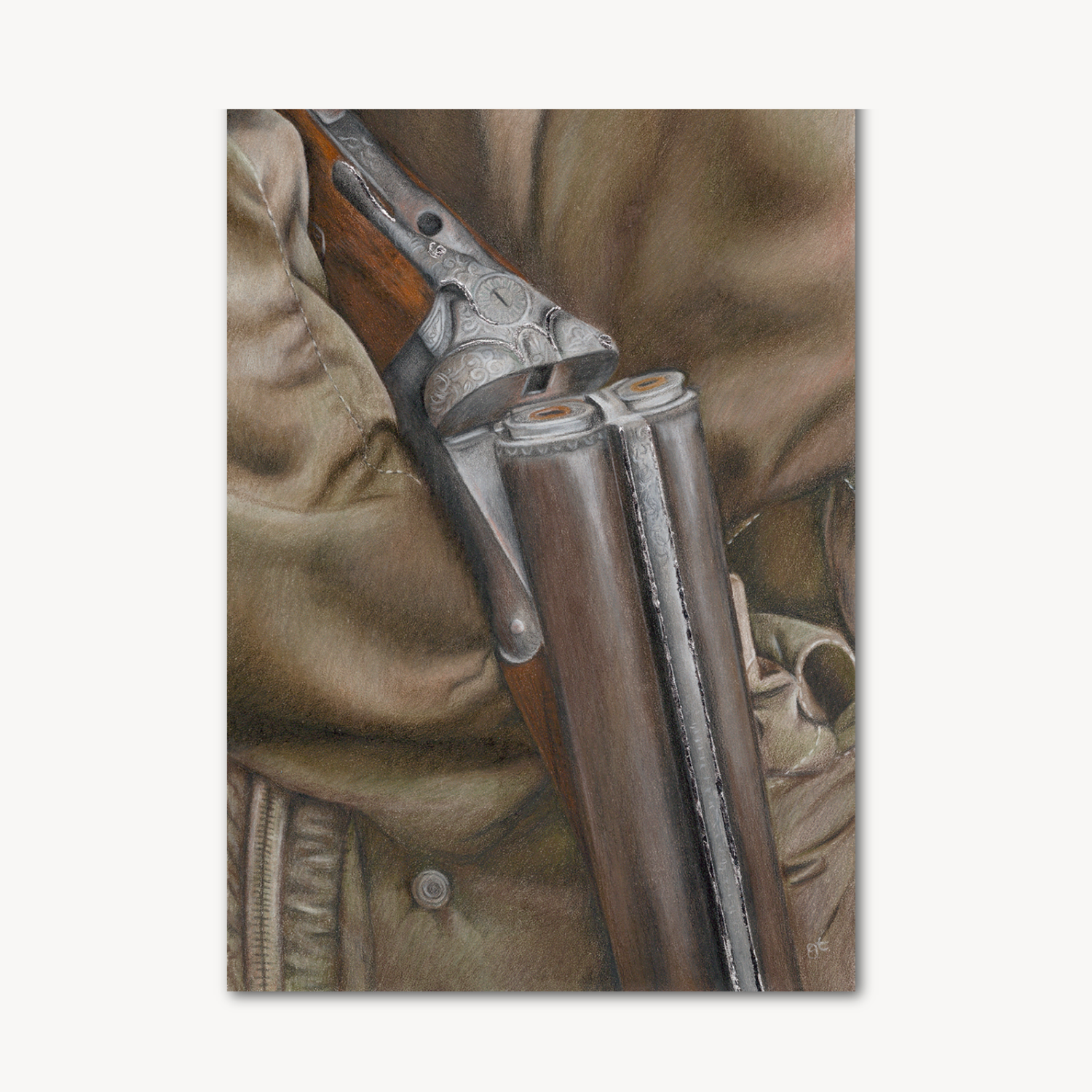 Between The Drives Print