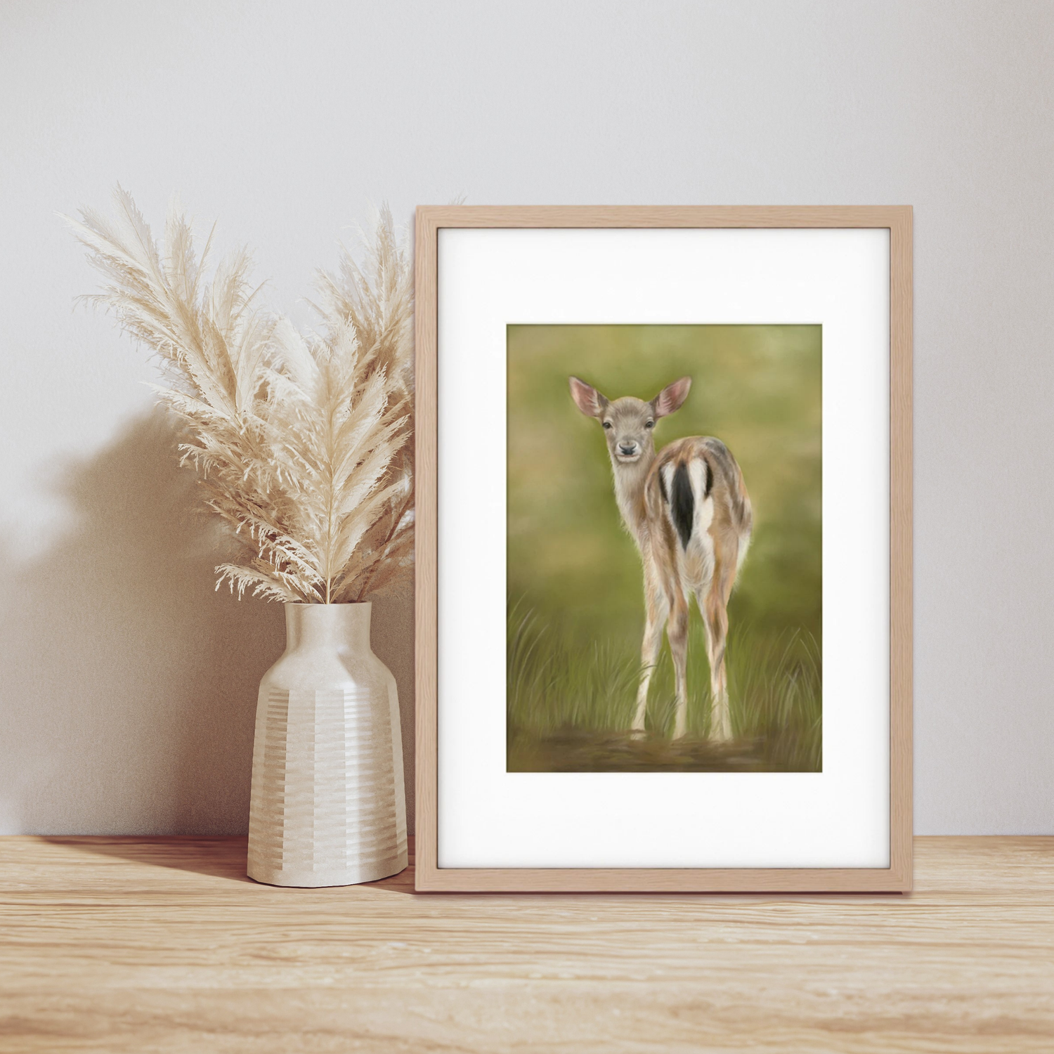 Framed Fawn Print
