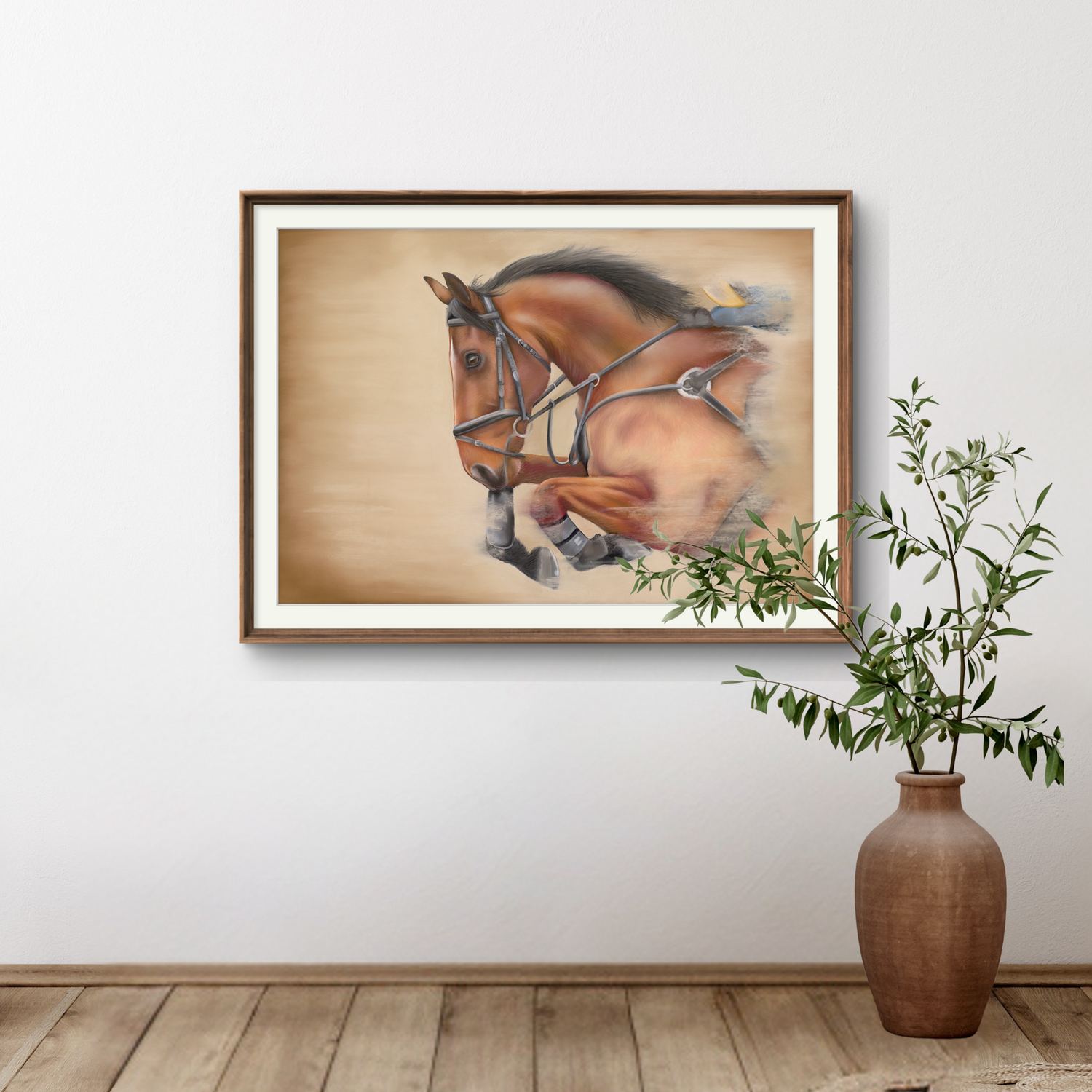 'Flying Forward' Original Pastel Artwork
