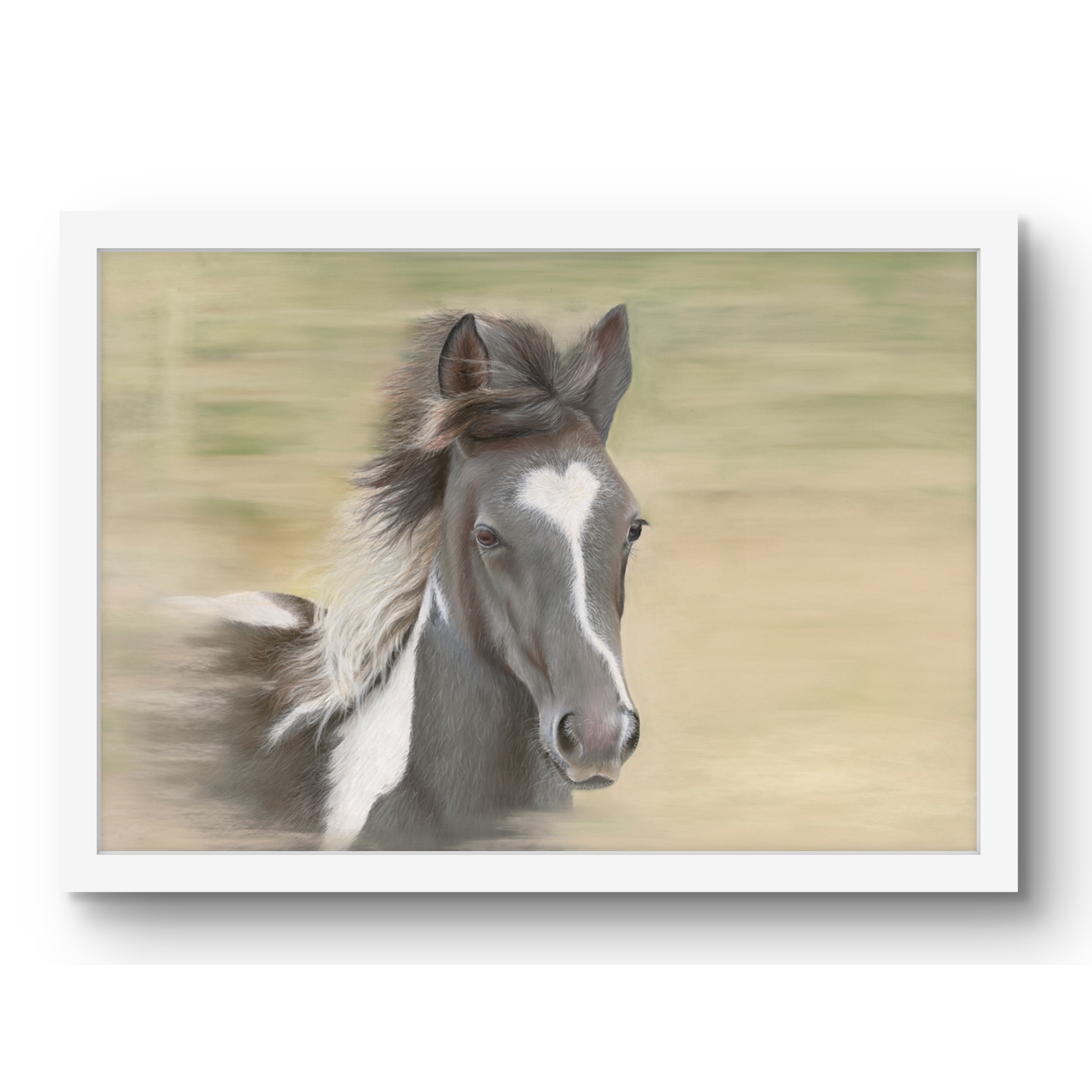 Flying Free - Original Pastel Painting By Georgie Turner