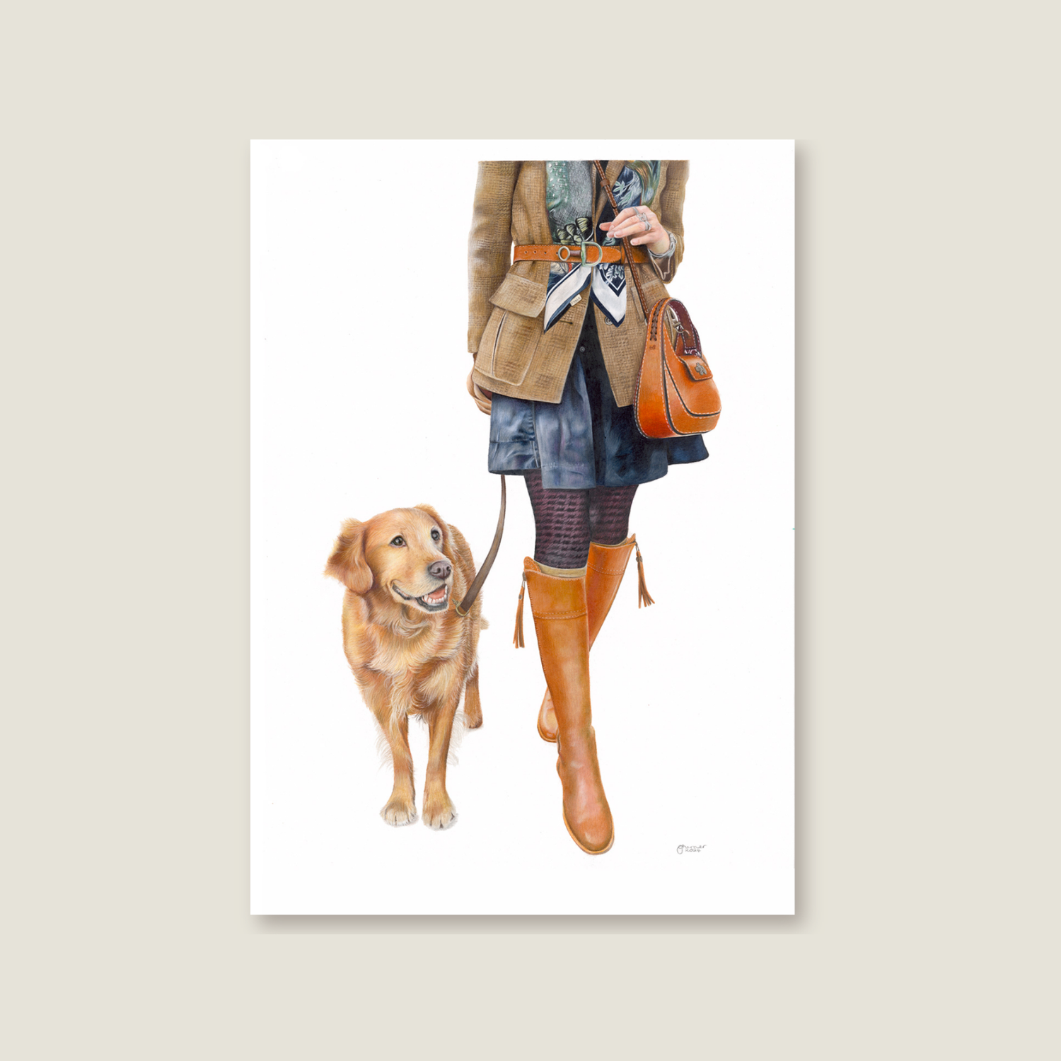 'Game Flair & Fabulous' Country Life Fine Art Print on Paper