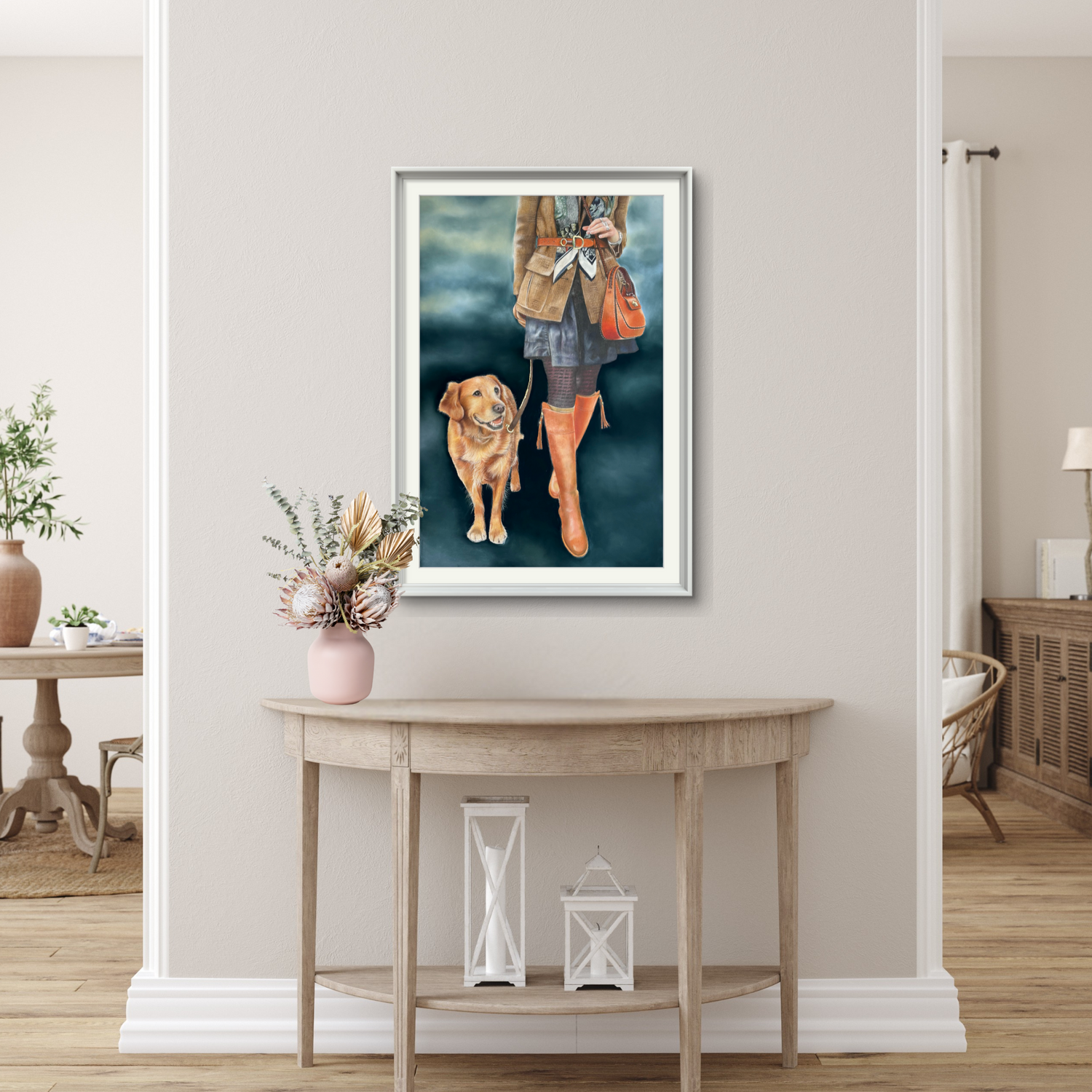 'Game Flair & Fabulous' Country Fashion Original Artwork