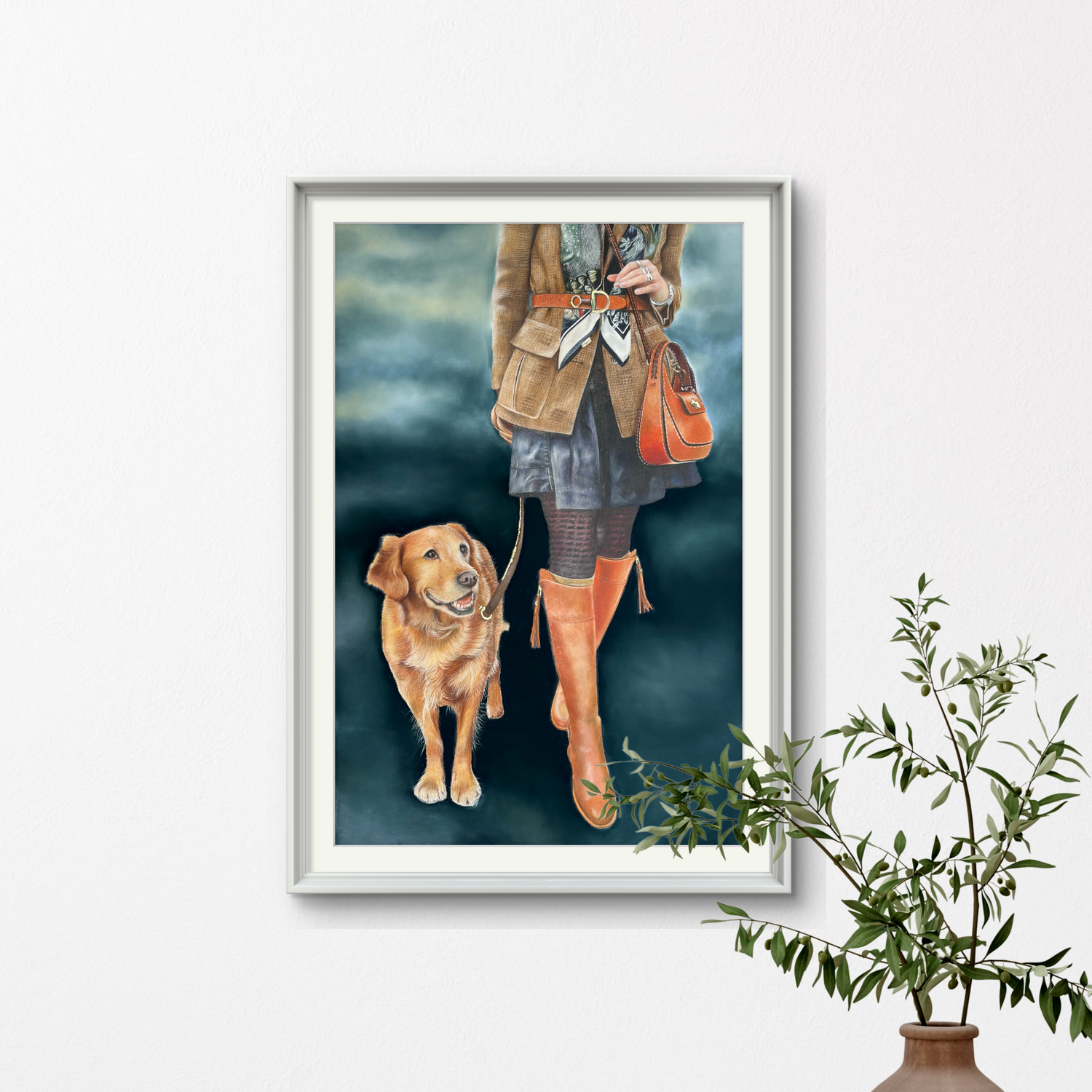 'Game Flair & Fabulous' Country Fashion Original Artwork
