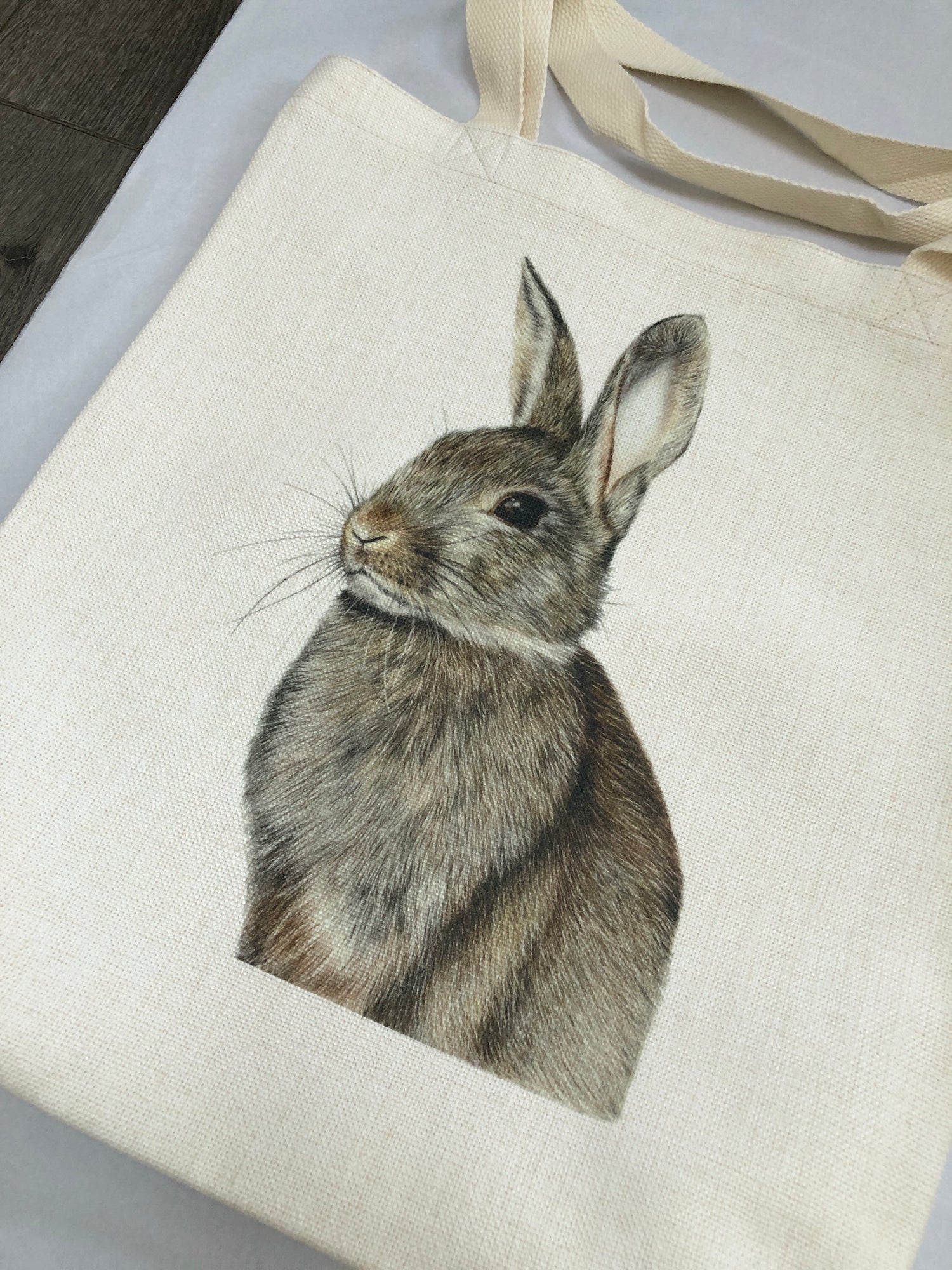 Rabbit Eco Friendly Shopping Bag Perfectly Imperfect