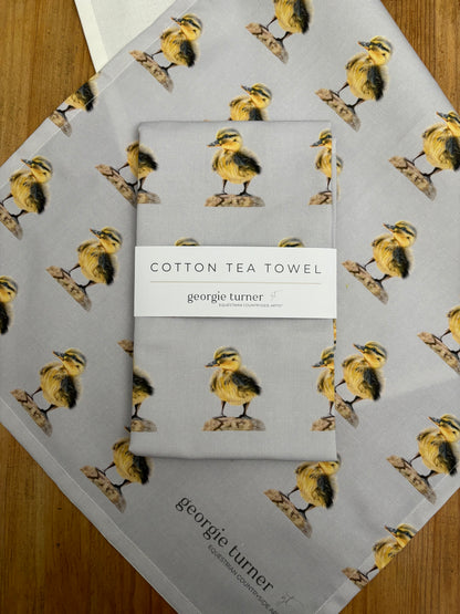 Get Your Ducks in a Row Tea Towel