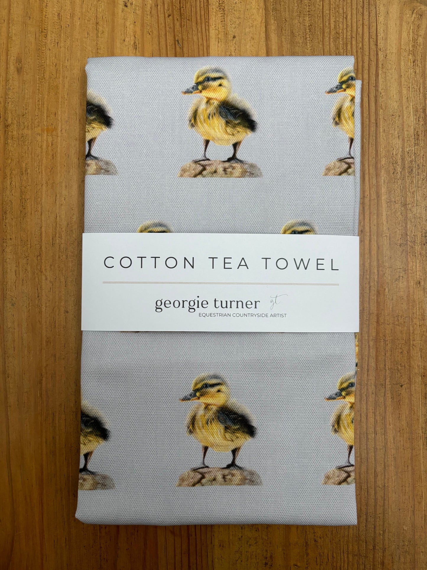 Get Your Ducks in a Row Tea Towel