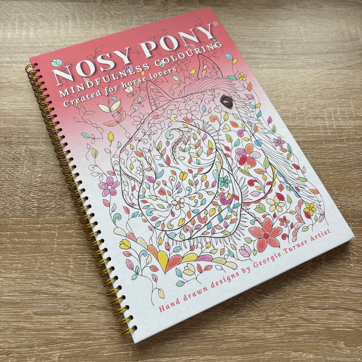 Nosy Pony® Equestrian Mindfulness Colouring Book