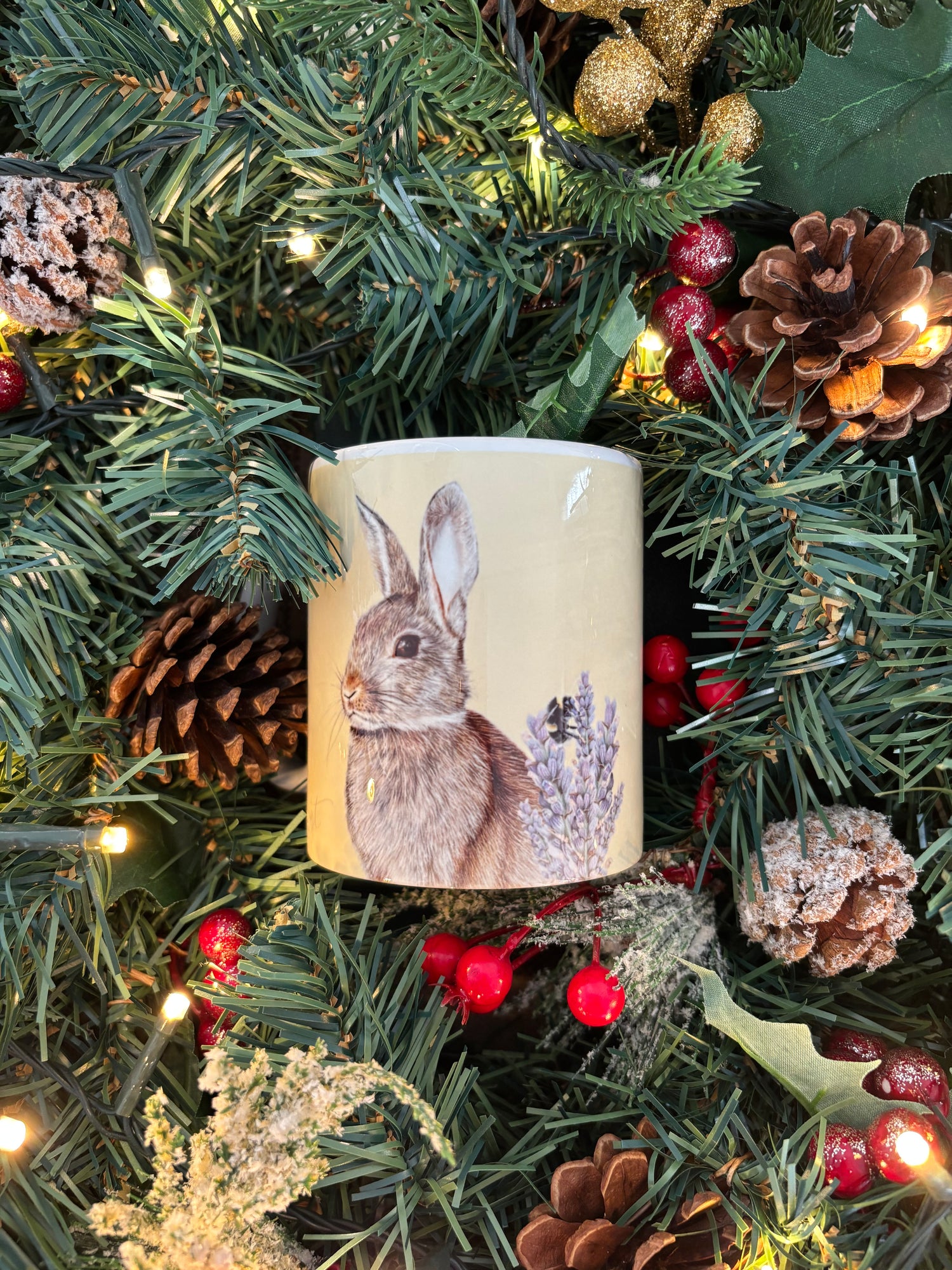Rabbit In Spring Mug