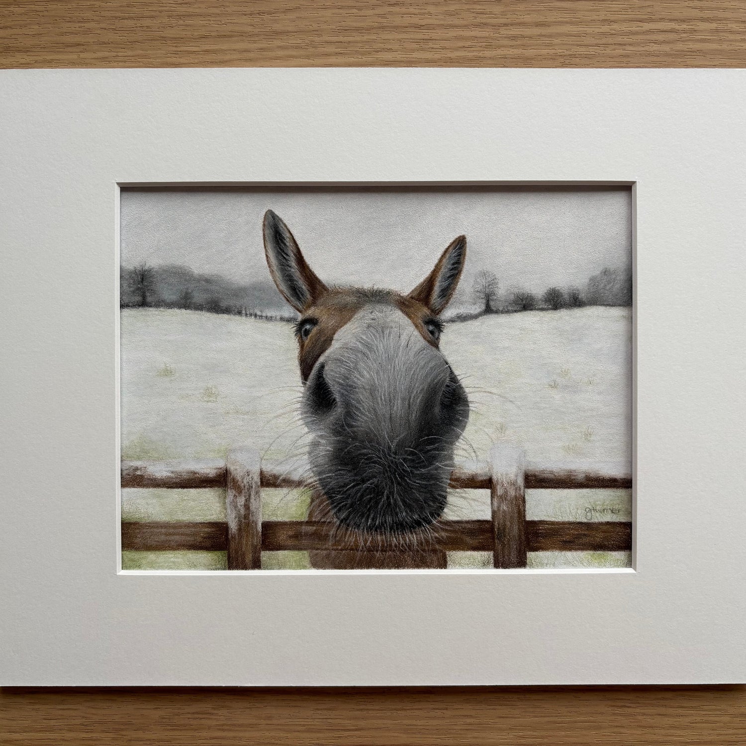 Nosy Donkey Original Art