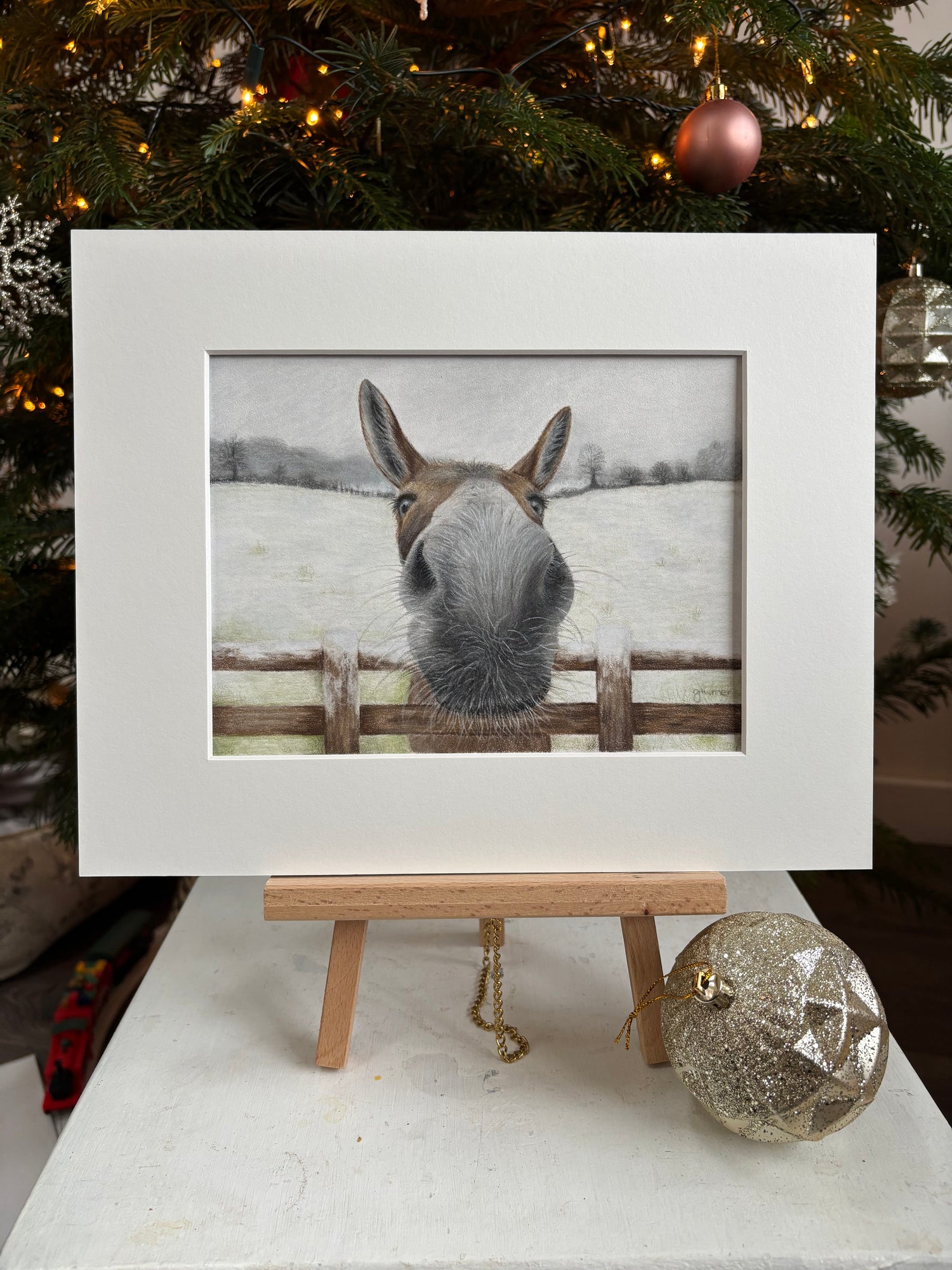 Nosy Donkey Original Art