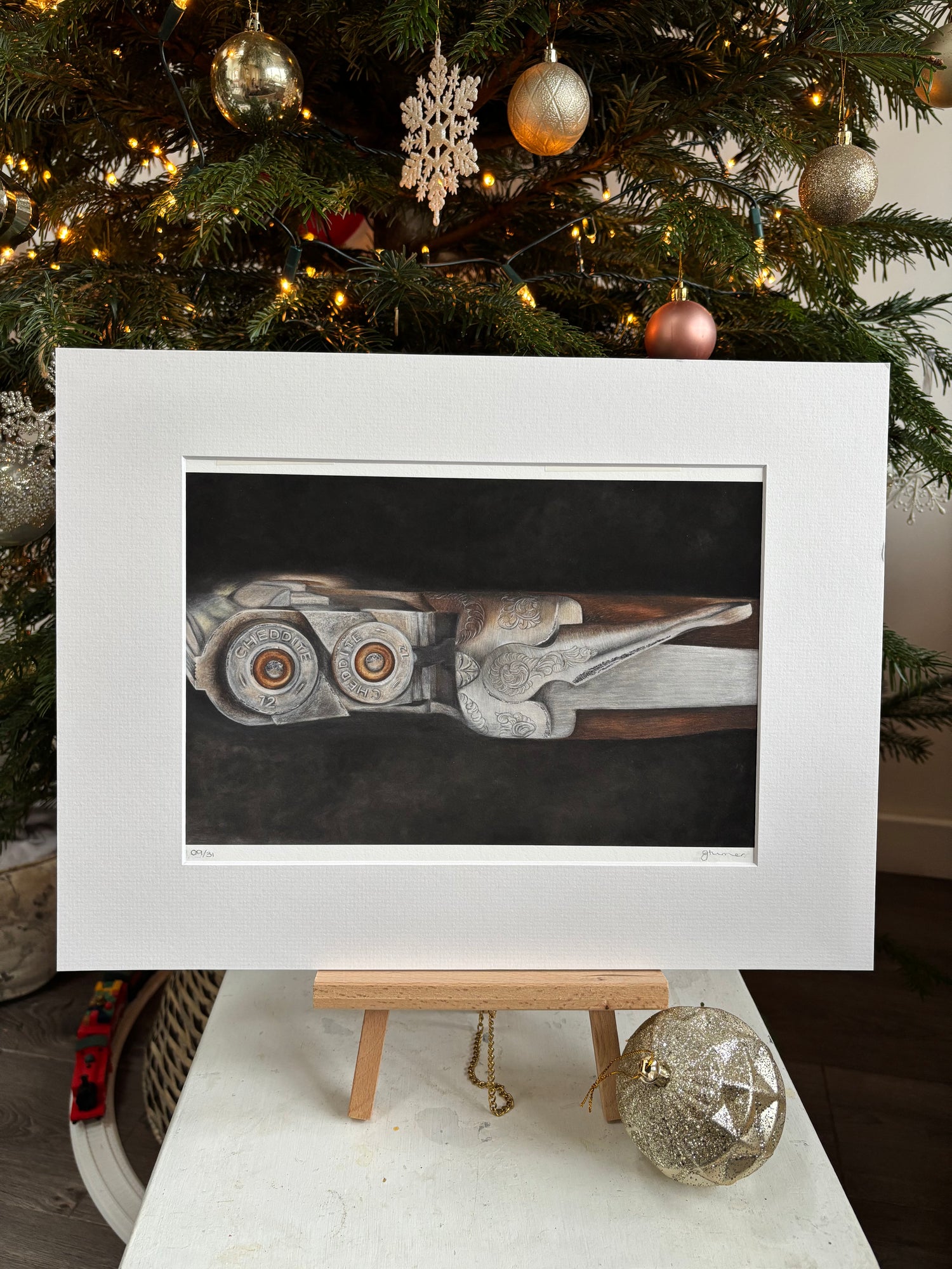 Shooting A4 Mounted Print 'Start Of The Season'