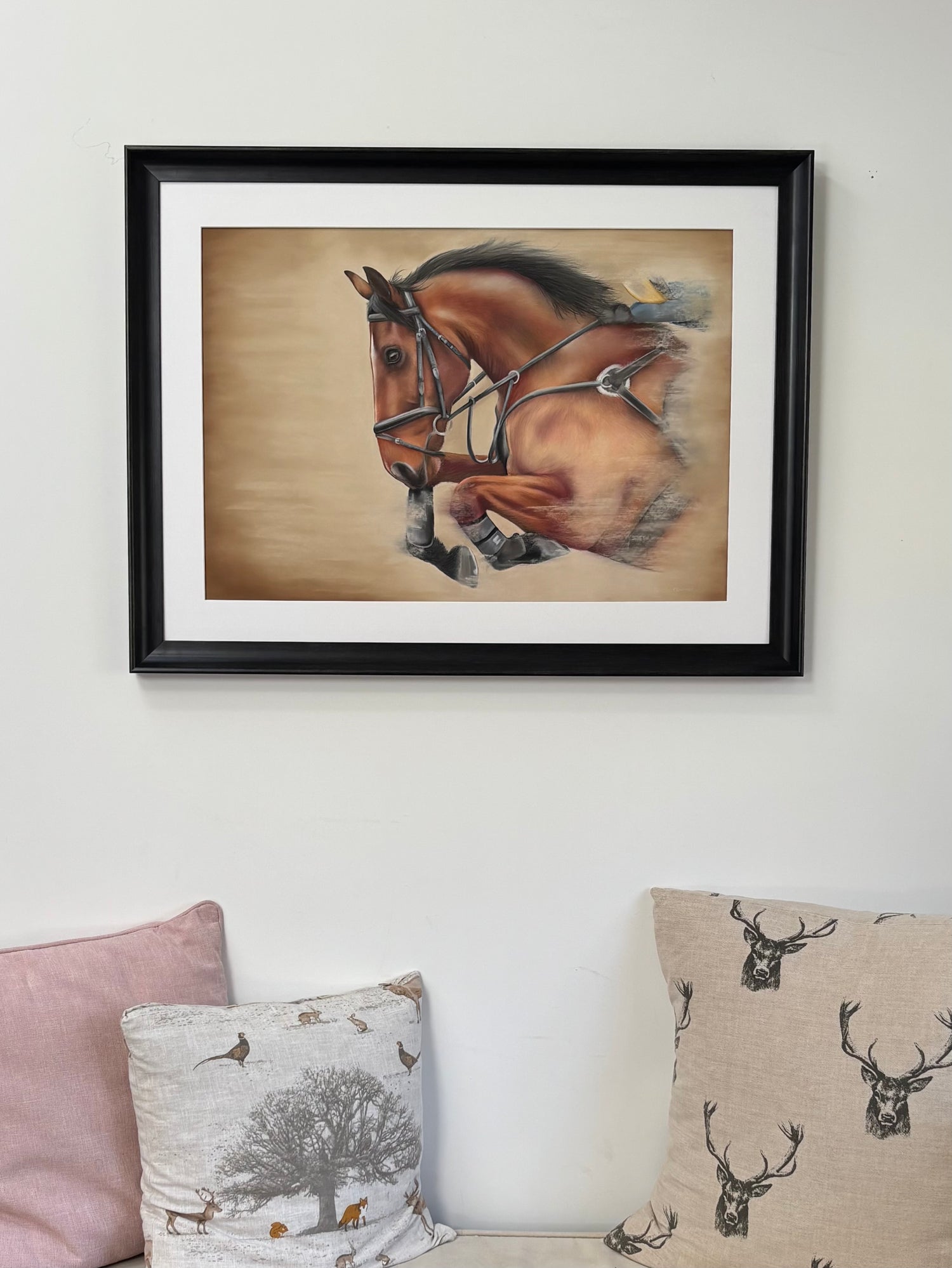 'Flying Forward' Original Pastel Artwork
