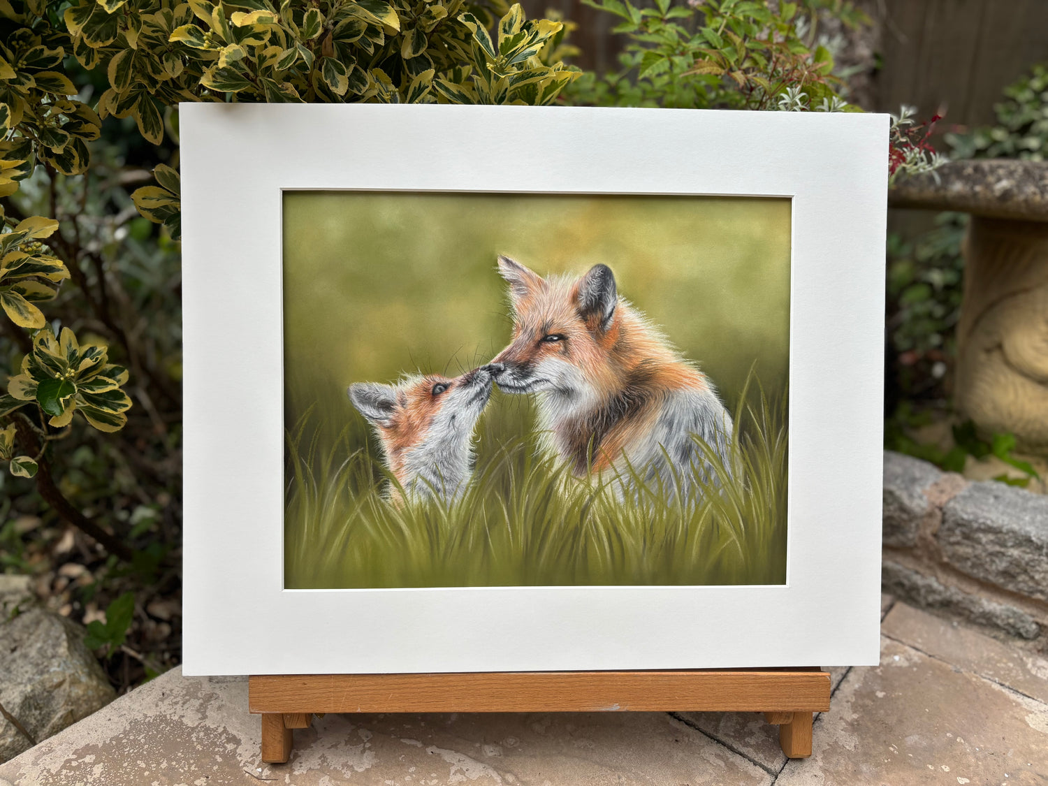 Fox & Cub - Original Fox Artwork
