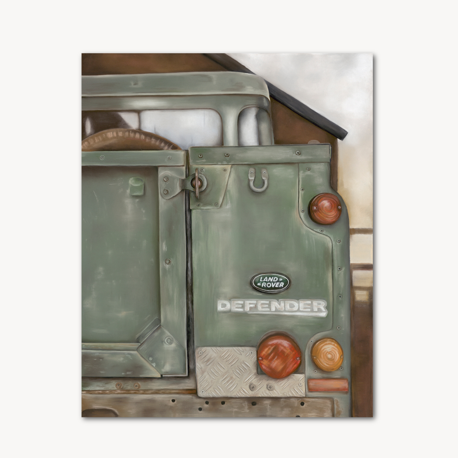 Landrover Paper Print