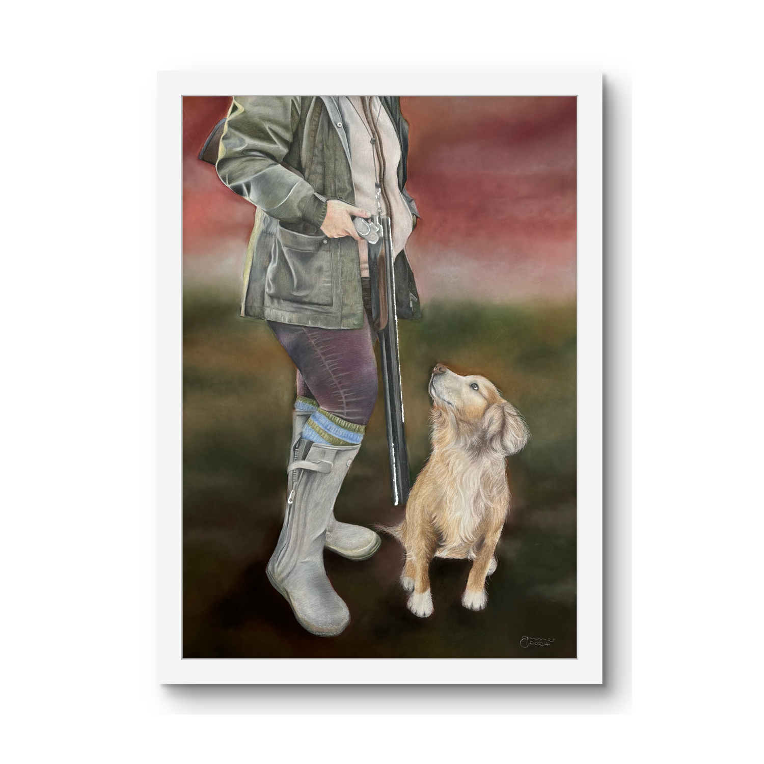 Loyal Companion - Original Artwork By Georgie Turner