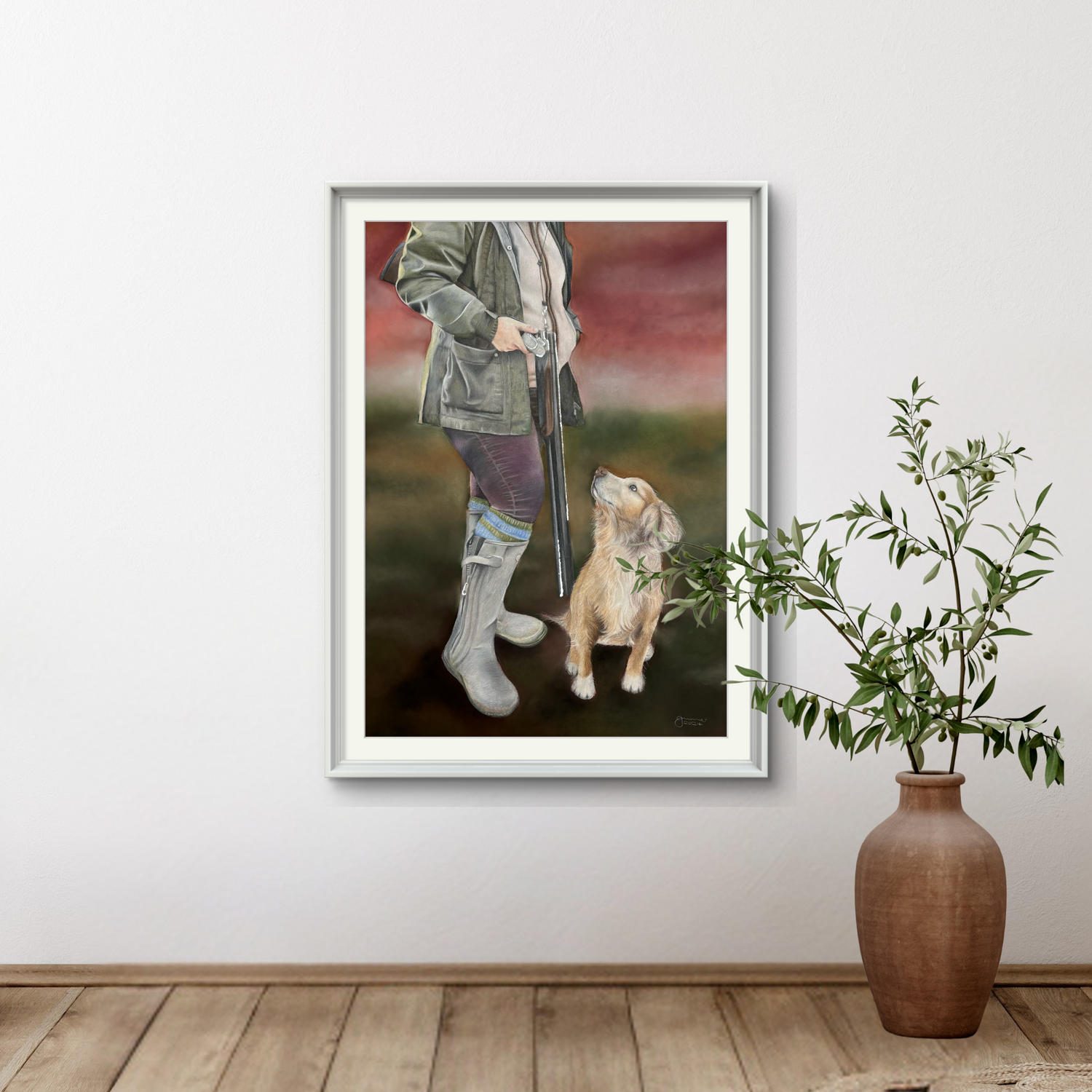 'Loyal Companion' Field Sport Original Artwork
