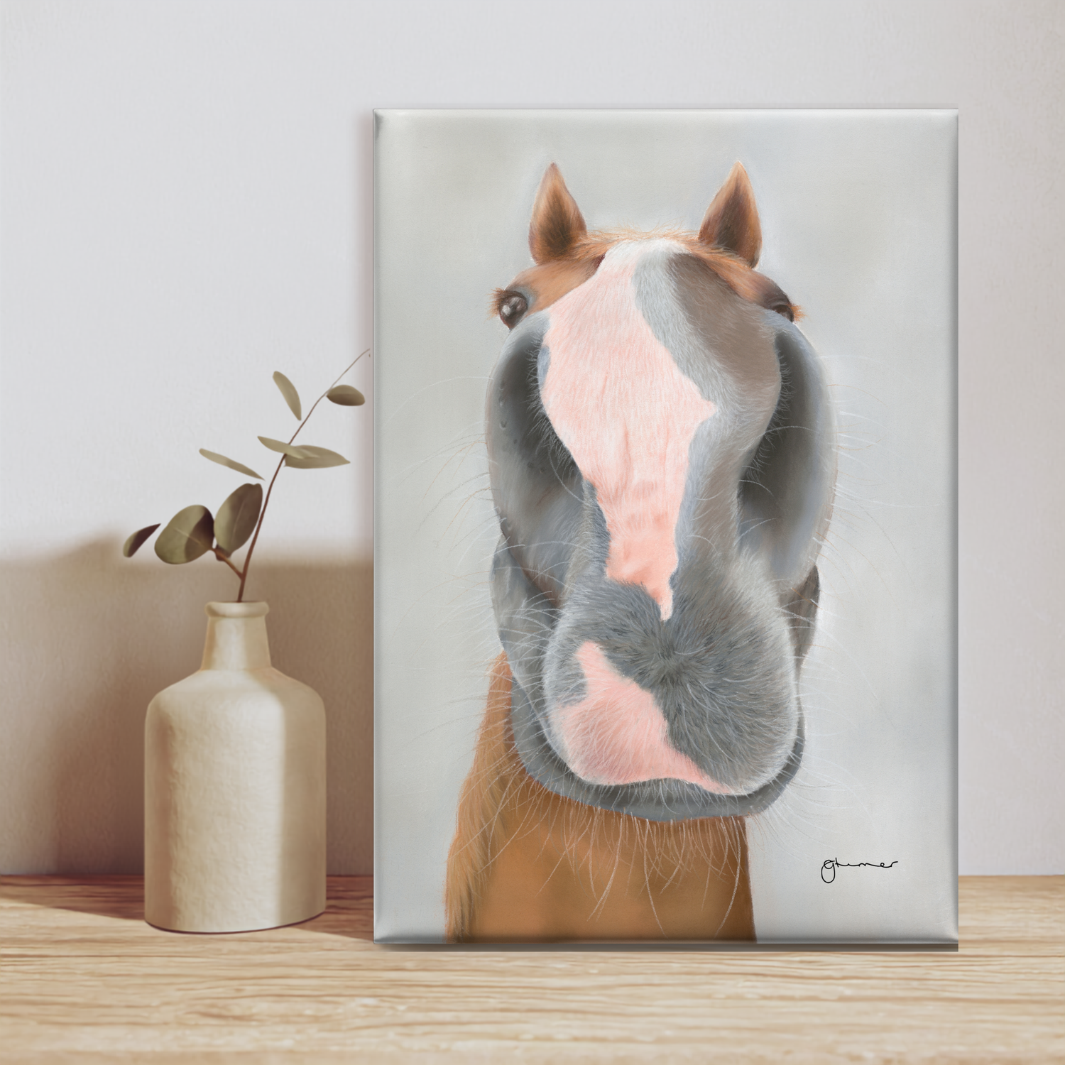 Nosy Pony® 'Native River' Canvas Print