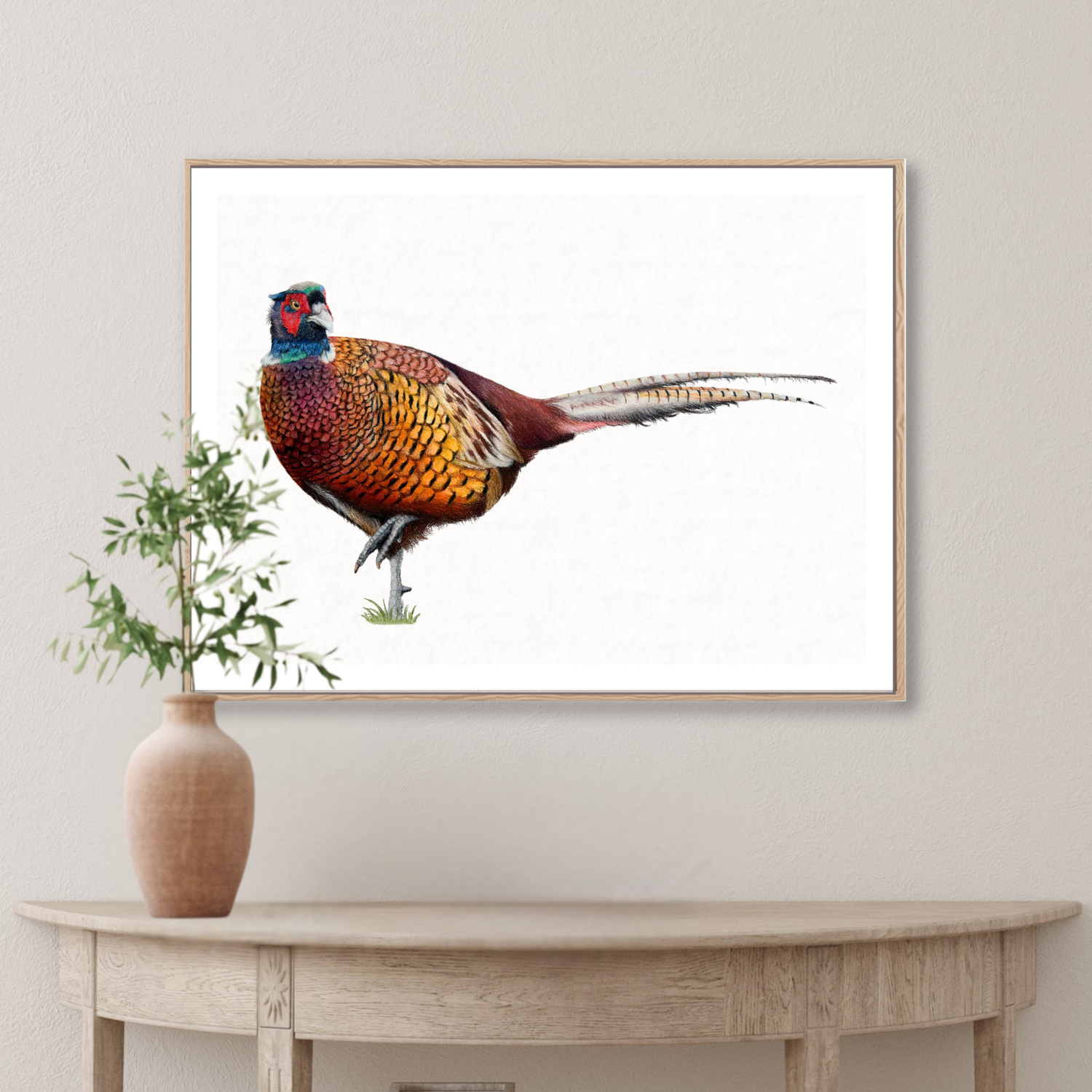 Pheasant Fine Art Print On Paper