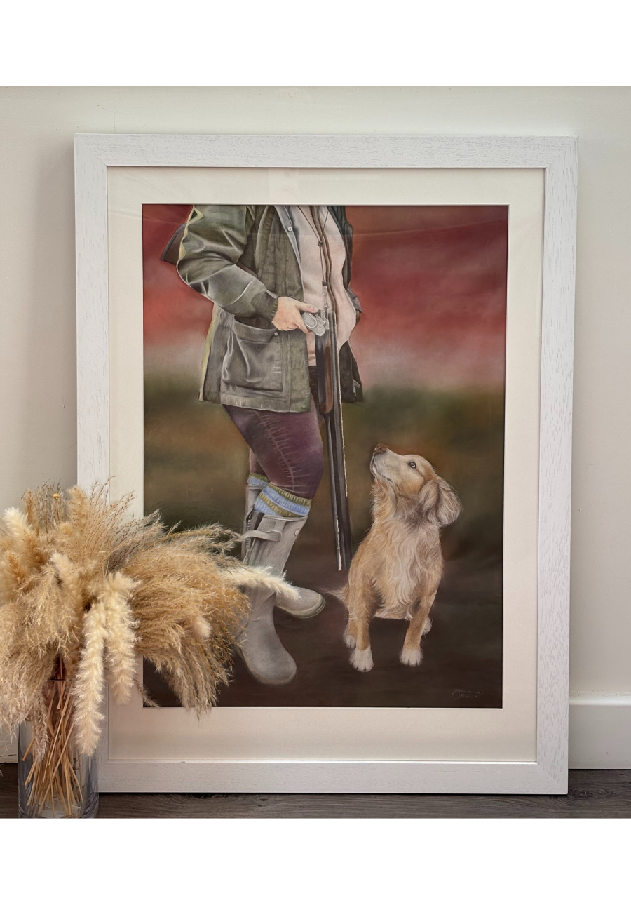 Field Sport Original Artwork - 'Loyal Companion'