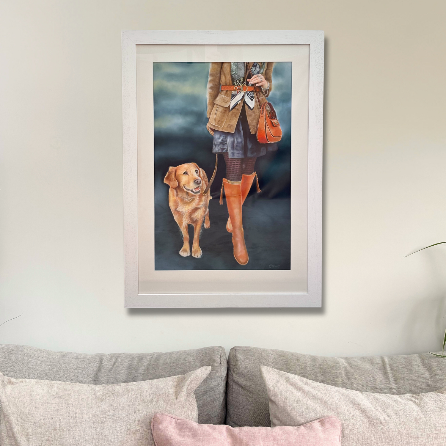 Country Fashion Original Artwork - 'Game Flair & Fabulous'