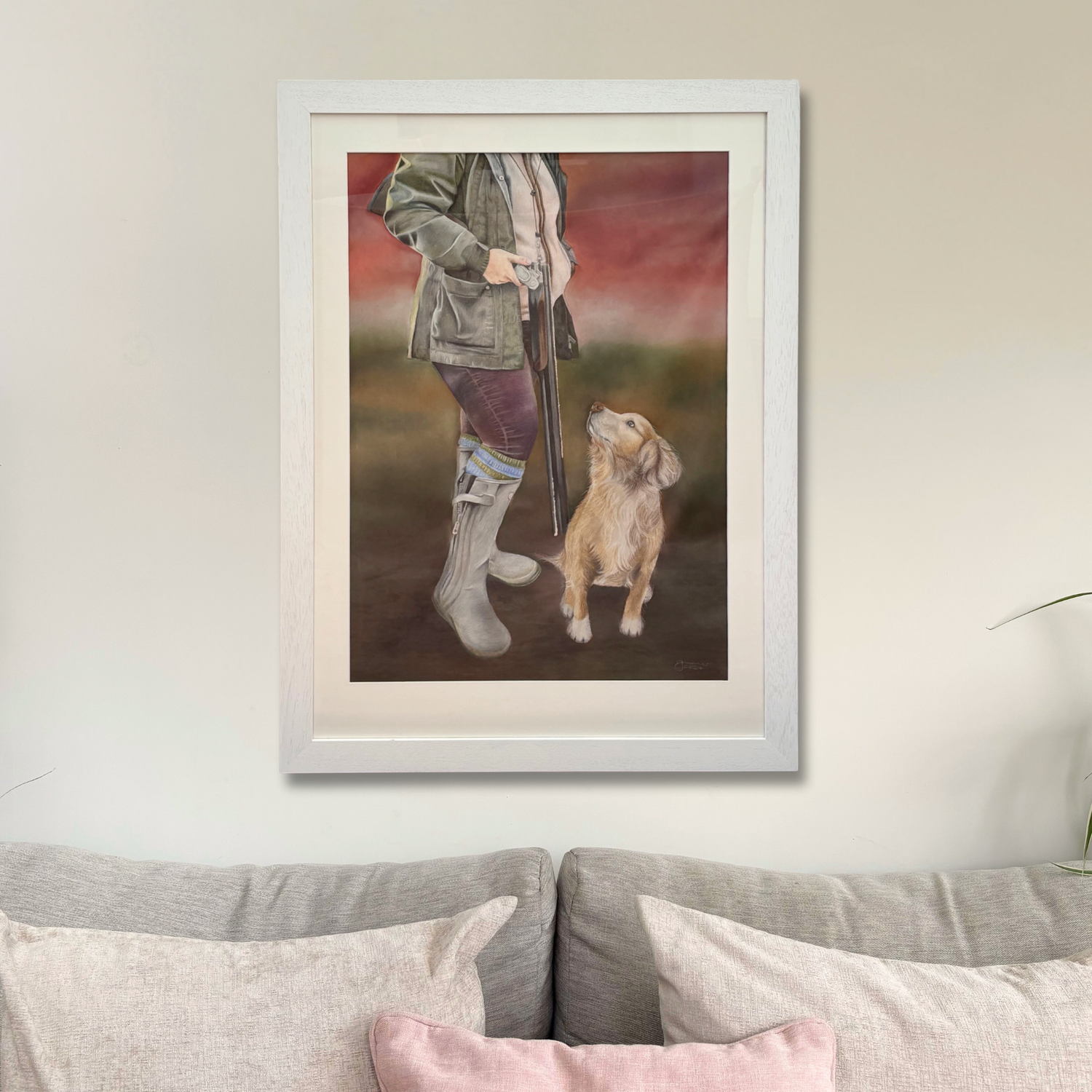Field Sport Original Artwork - 'Loyal Companion'