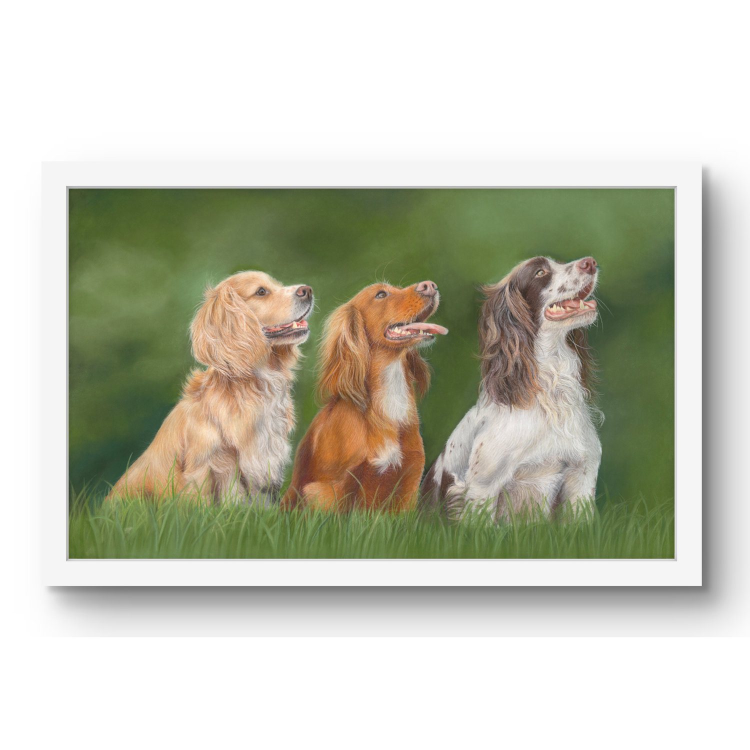 Steady Focus - Original Pastel Painting By Georgie Turner