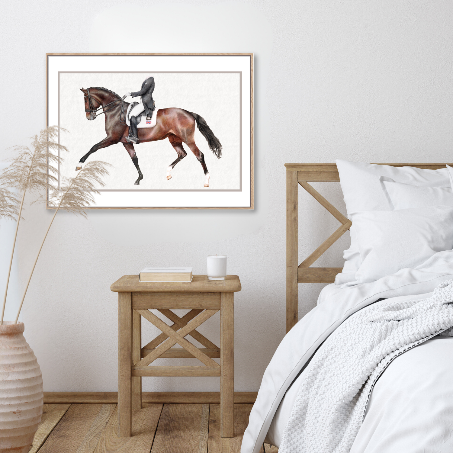 'Best Foot Forward' Dressage Horse Original Artwork