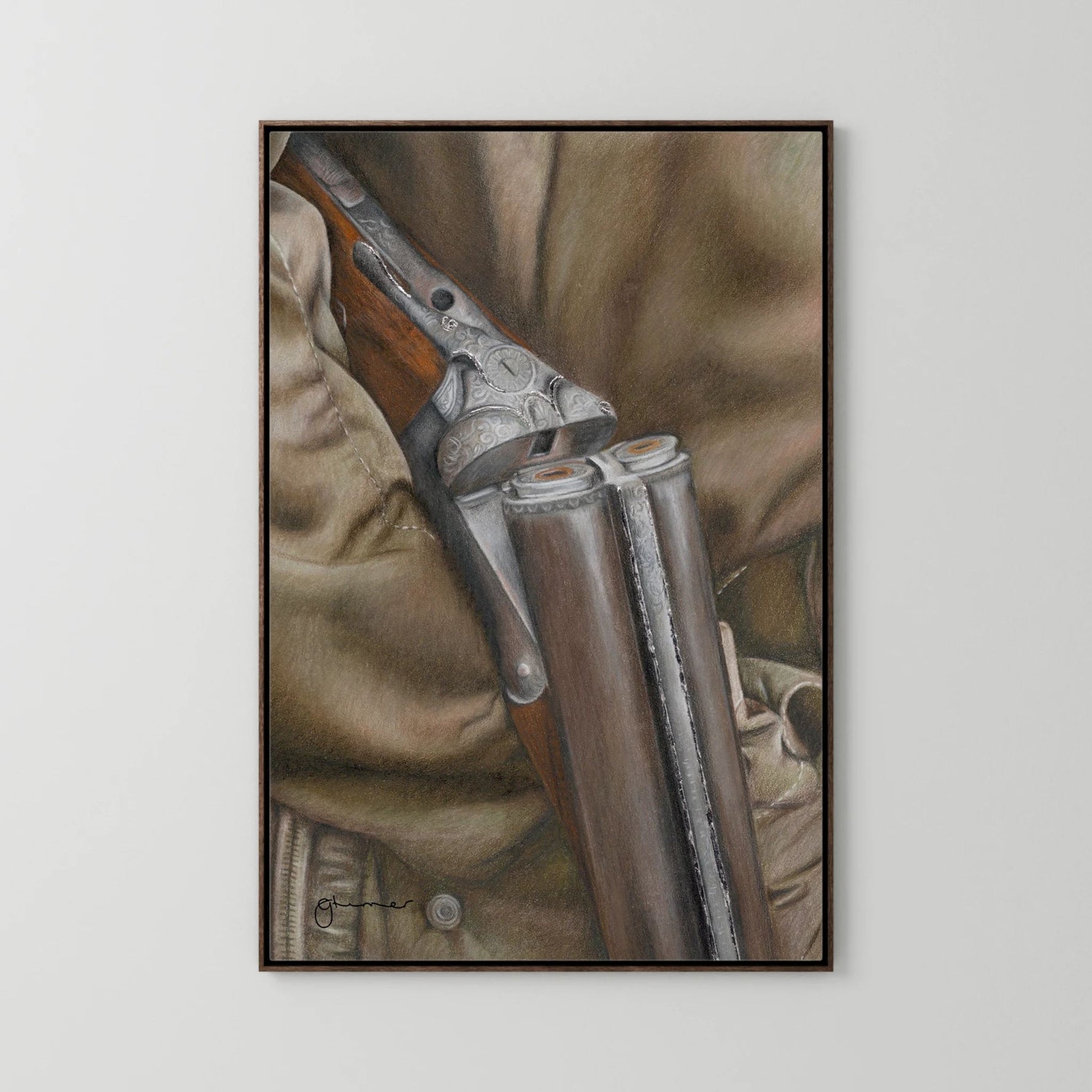 Between The Drives Canvas Print