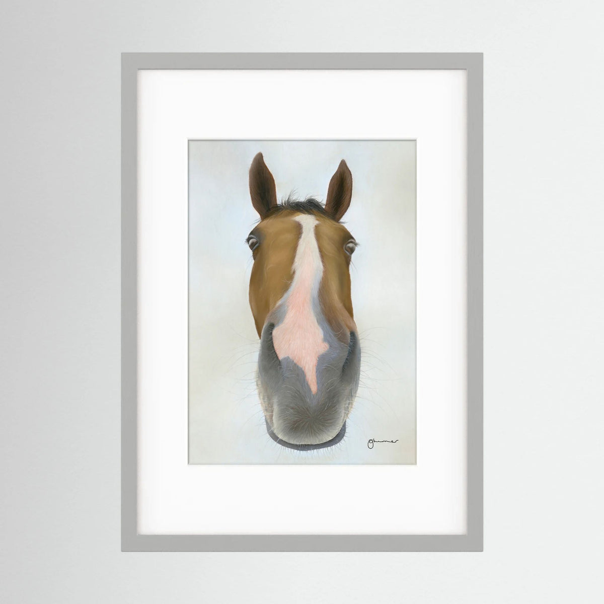 Framed Nosy Pony© Faugheen Print