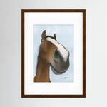 Framed Nosy Pony© Kauto Star Print