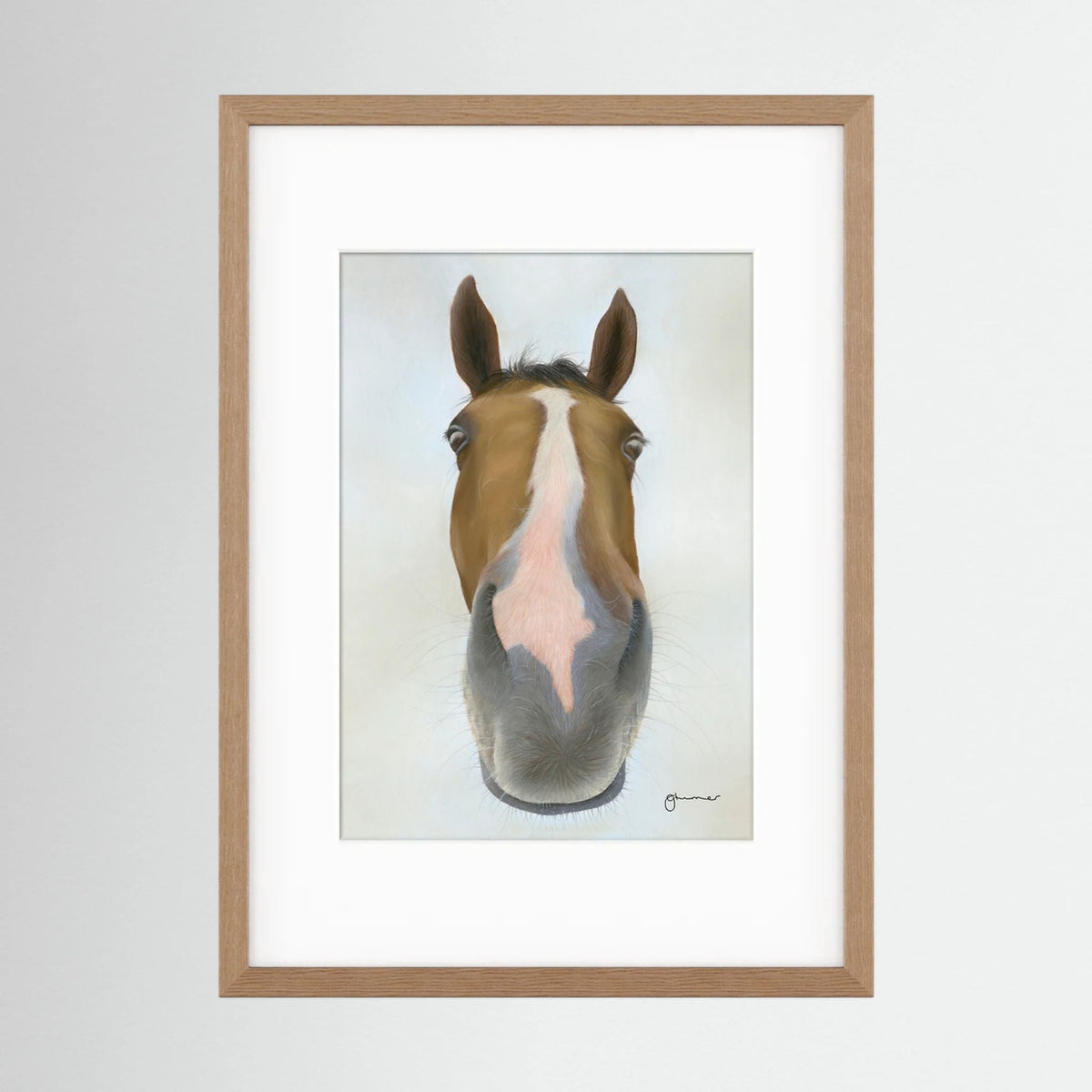 Framed Nosy Pony© Faugheen Print