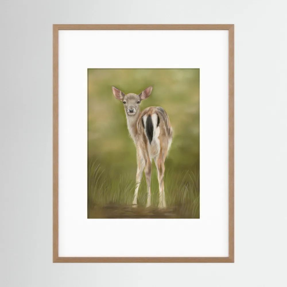 Fawn Paper Print
